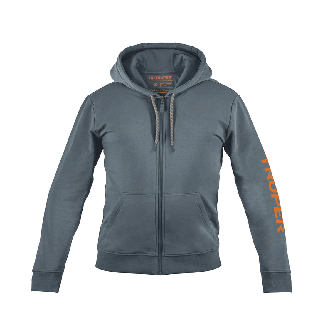 Sudadera gris para caballero, talla CH, TRUPER