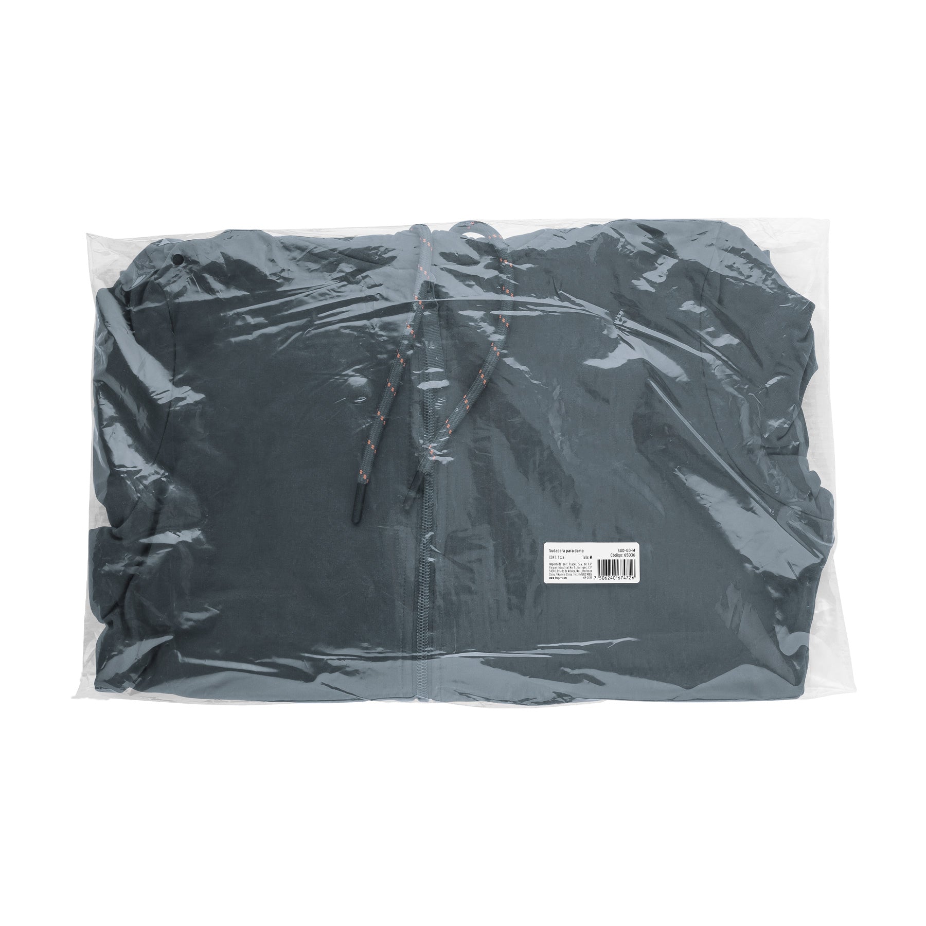 Sudadera gris para dama, talla M, TRUPER