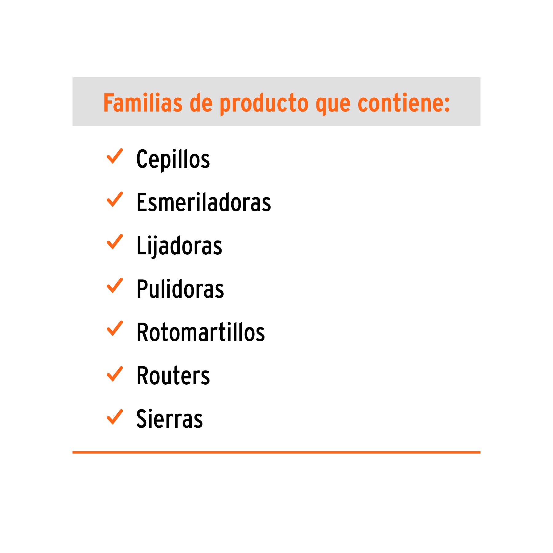 Mueble exhibidor con herramienta eléctrica