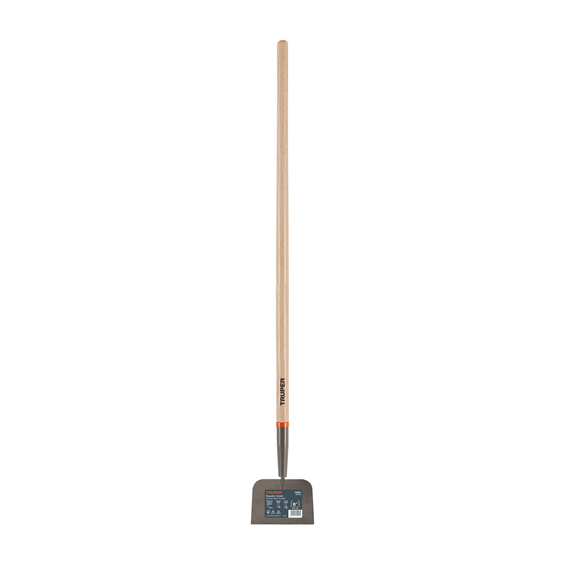 Raspador forjado de 7", mango de 48", TRUPER