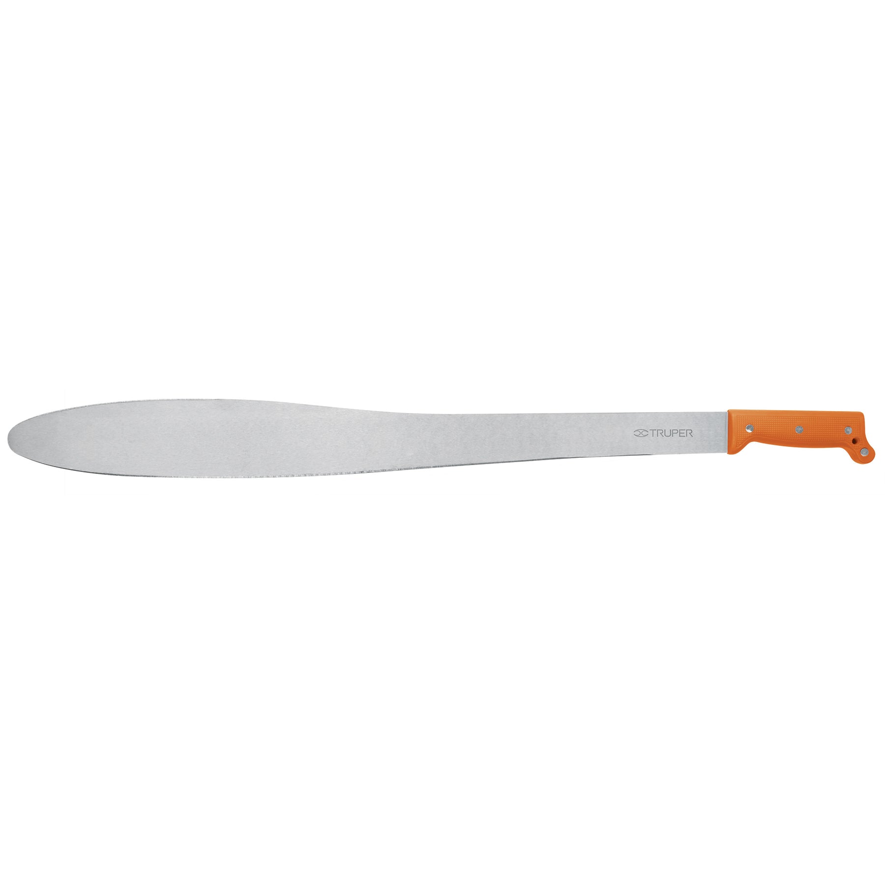 Machete Caguayano 27" cacha naranja remachada, TRUPER