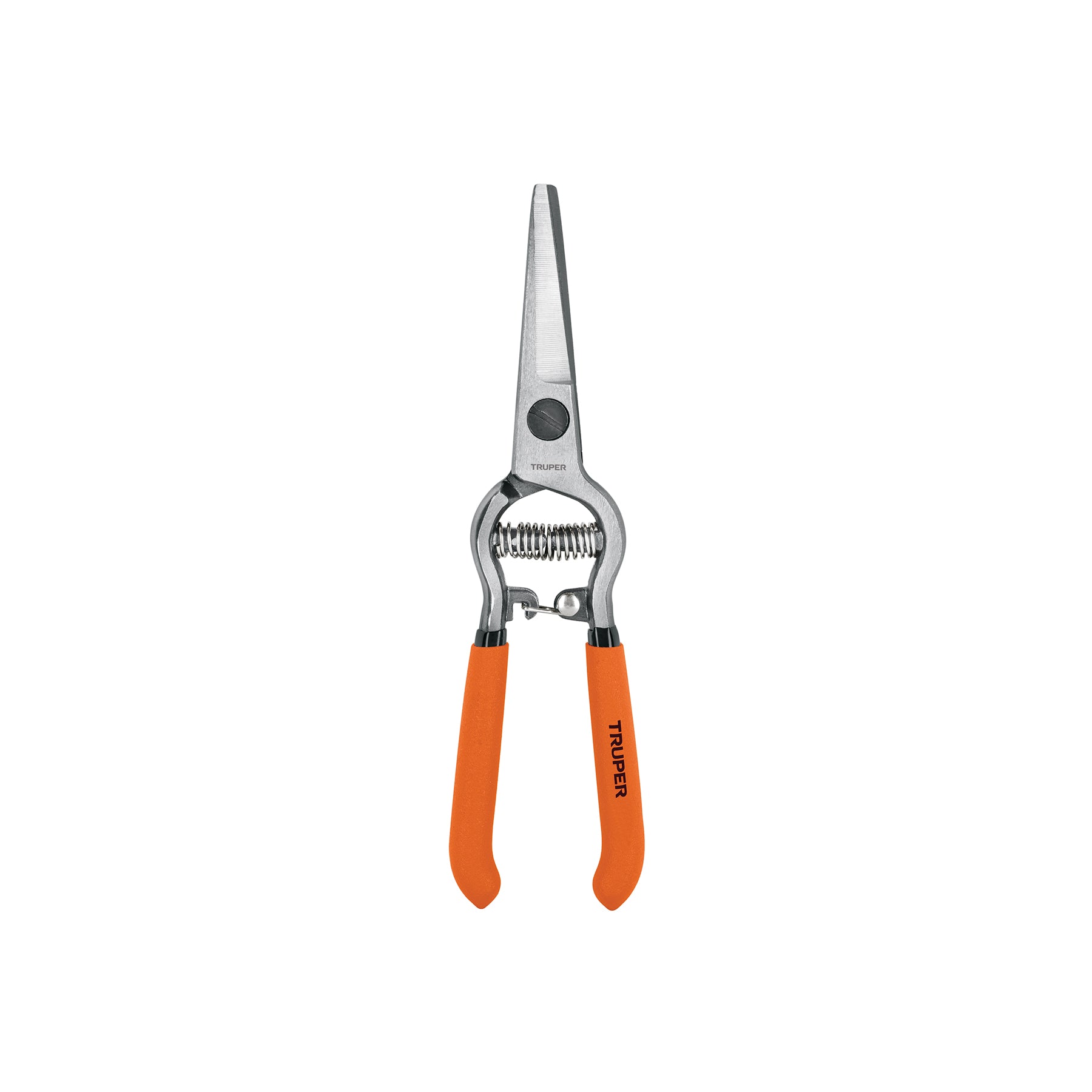 Tijera forjada para poda 8", curva, corte de uva, TRUPER