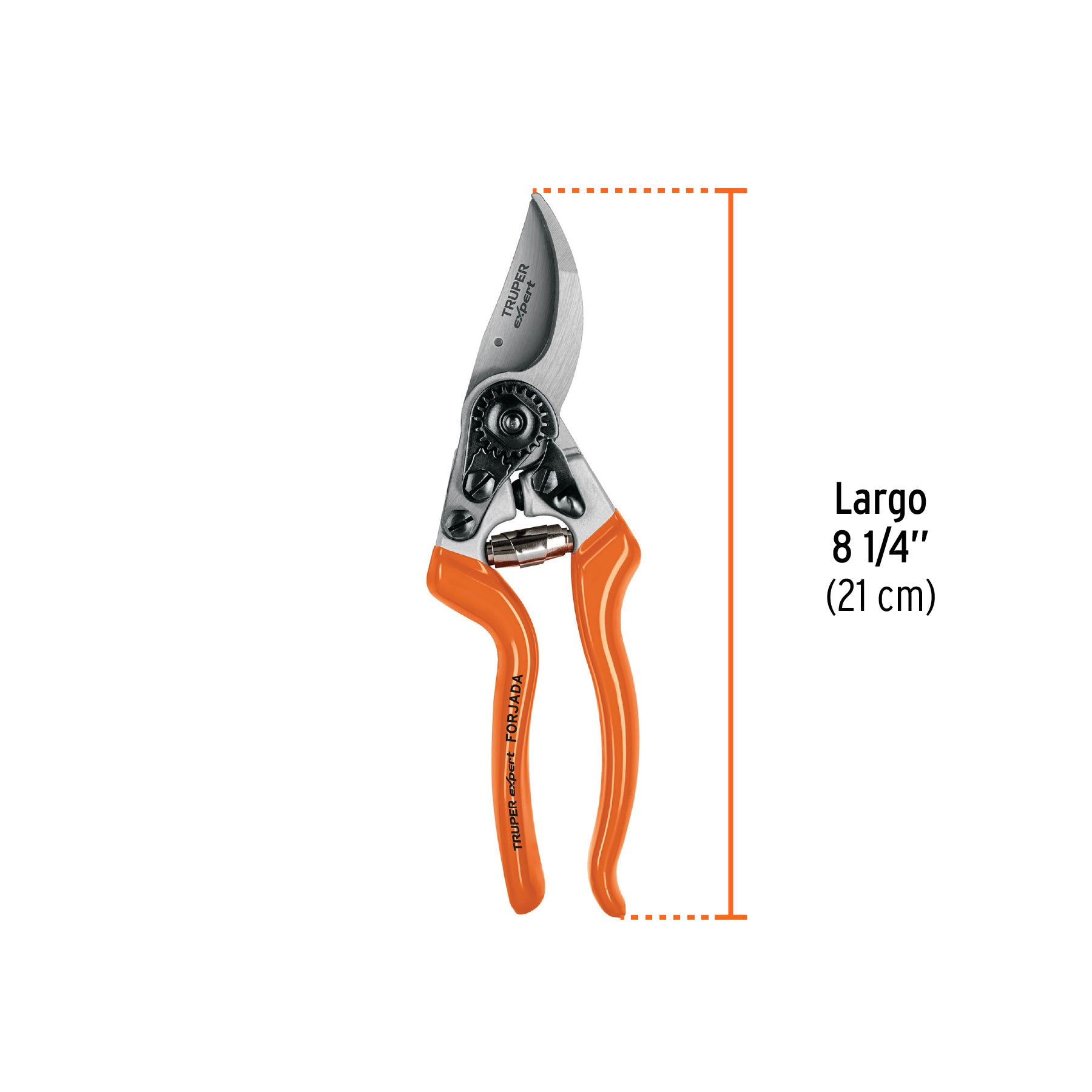 Tijera para poda 8" de aluminio forjado para zurdo, EXPERT