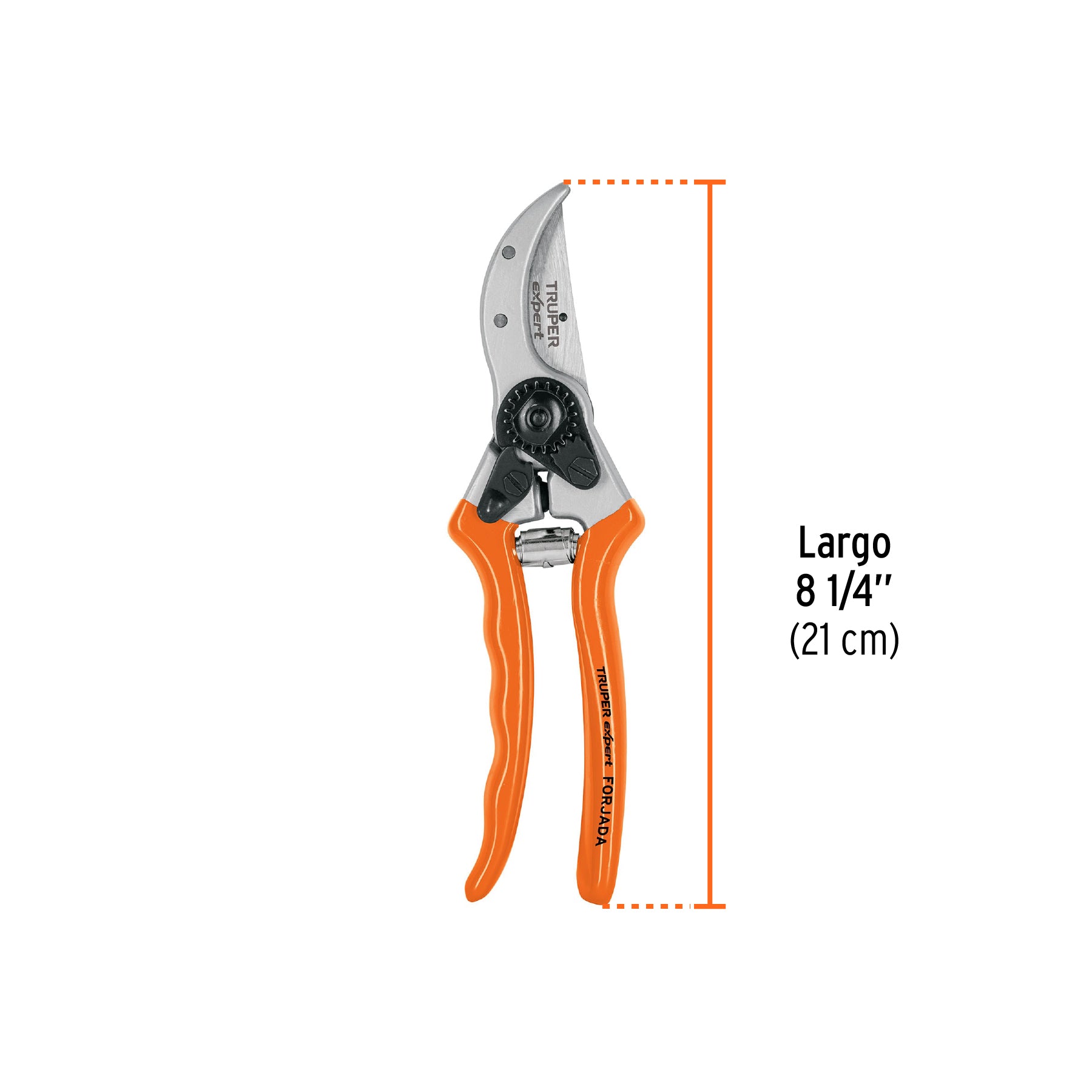 Tijera para poda 8" de aluminio forjado para diestro, EXPERT