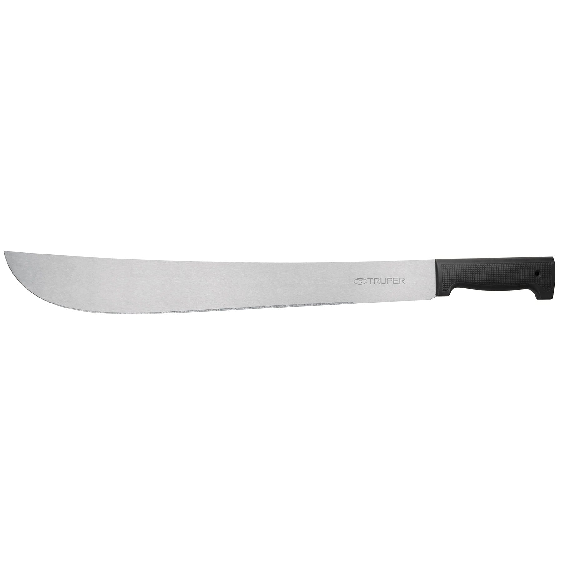 Machete estándar 18" cacha negra inyectada, en bolsa, TRUPER