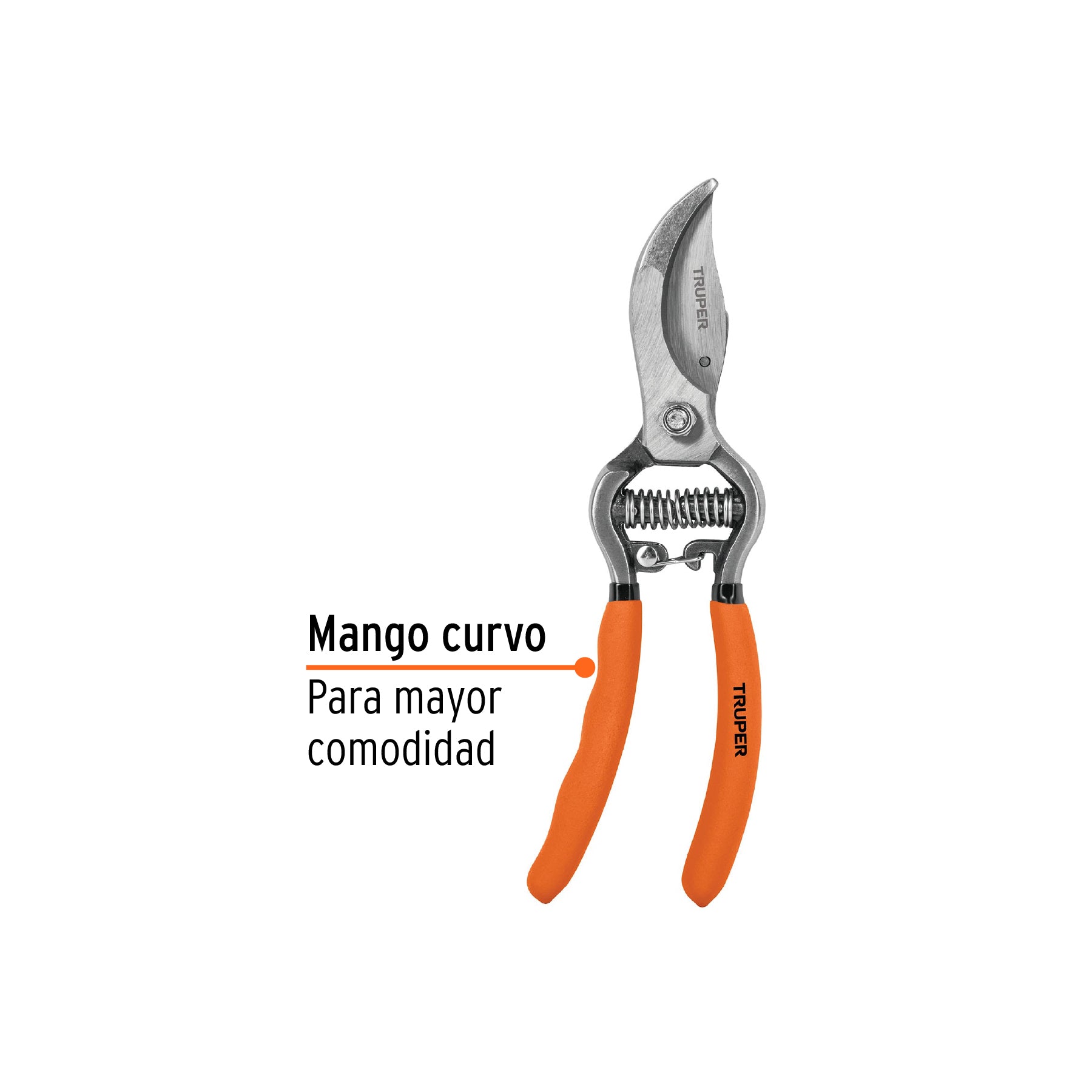 Tijera forjada para poda 8-1/2" para jardinería, TRUPER