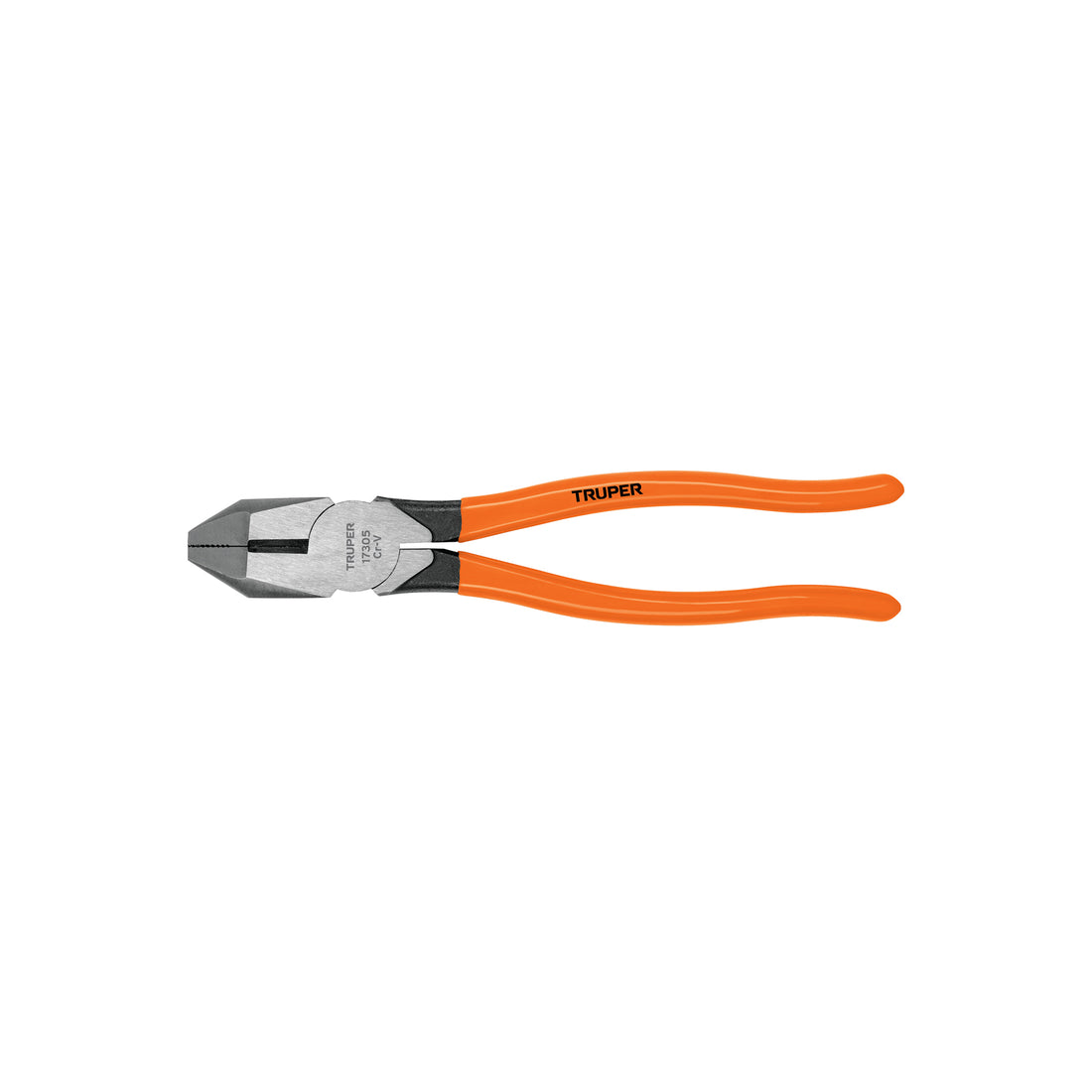 Pinza para electricista 9" uso rudo, mango PVC, TRUPER