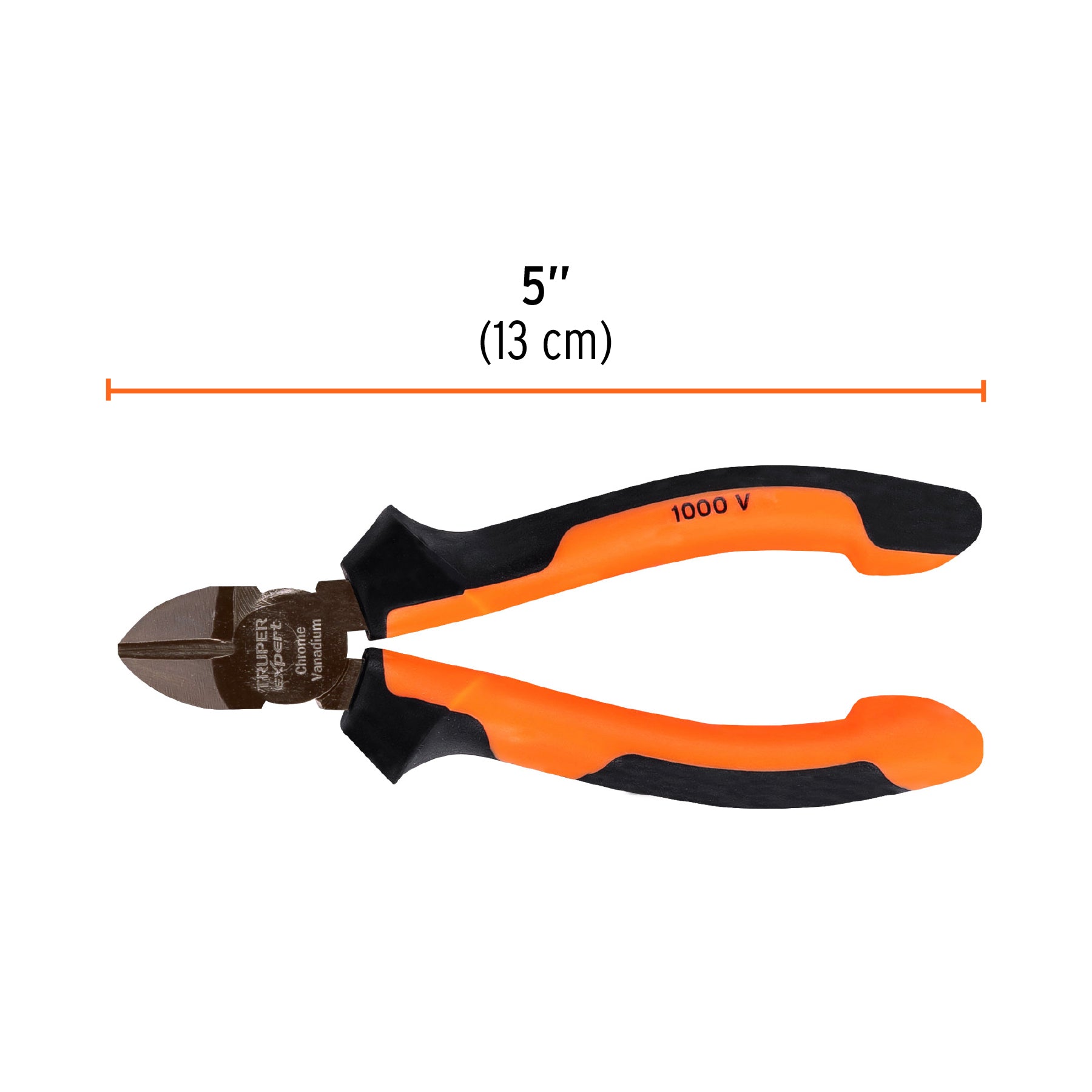 Pinza corte diagonal 5" alta palanca, Comfort Grip, EXPERT