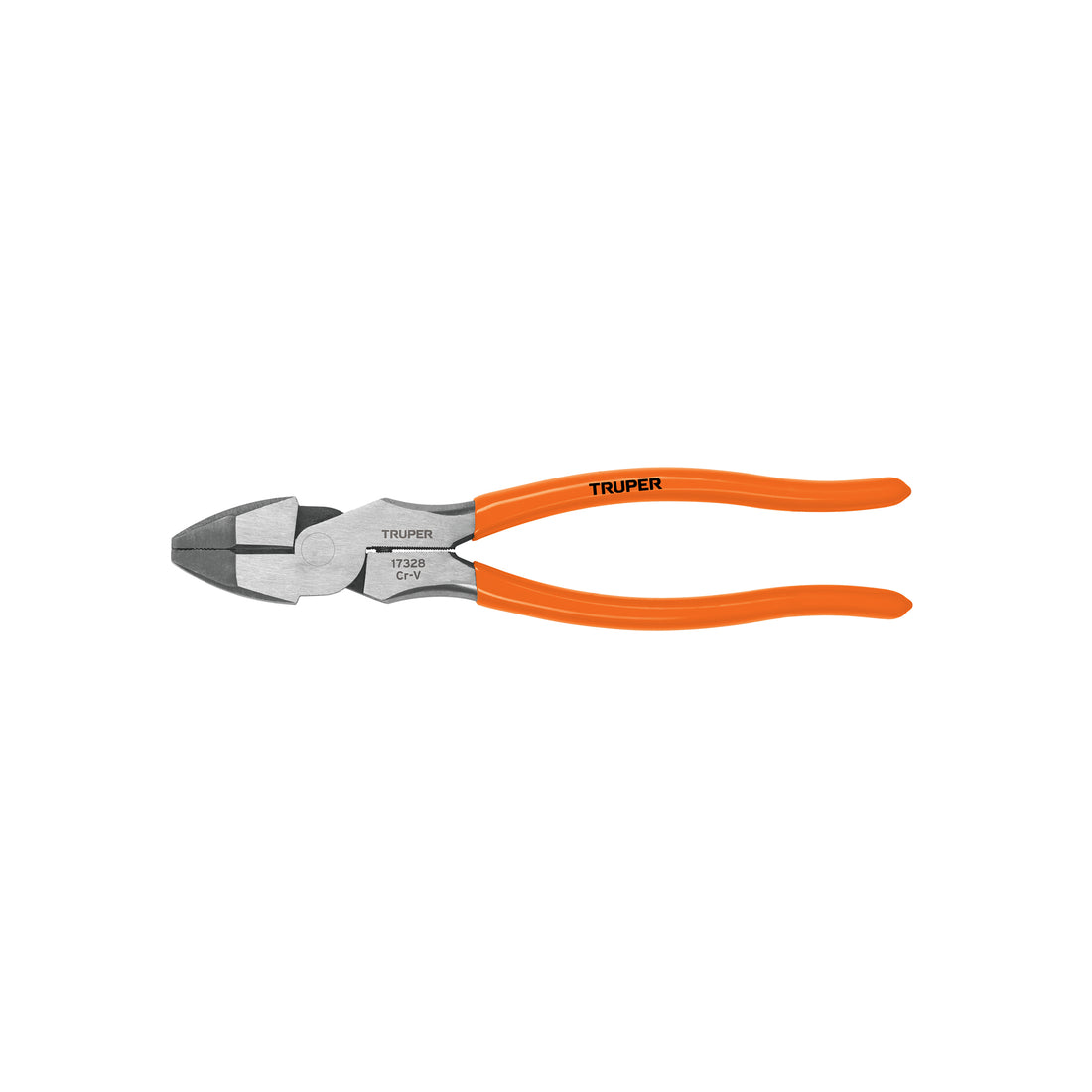 Pinza para electricista 9" alta palanca mango PVC, TRUPER
