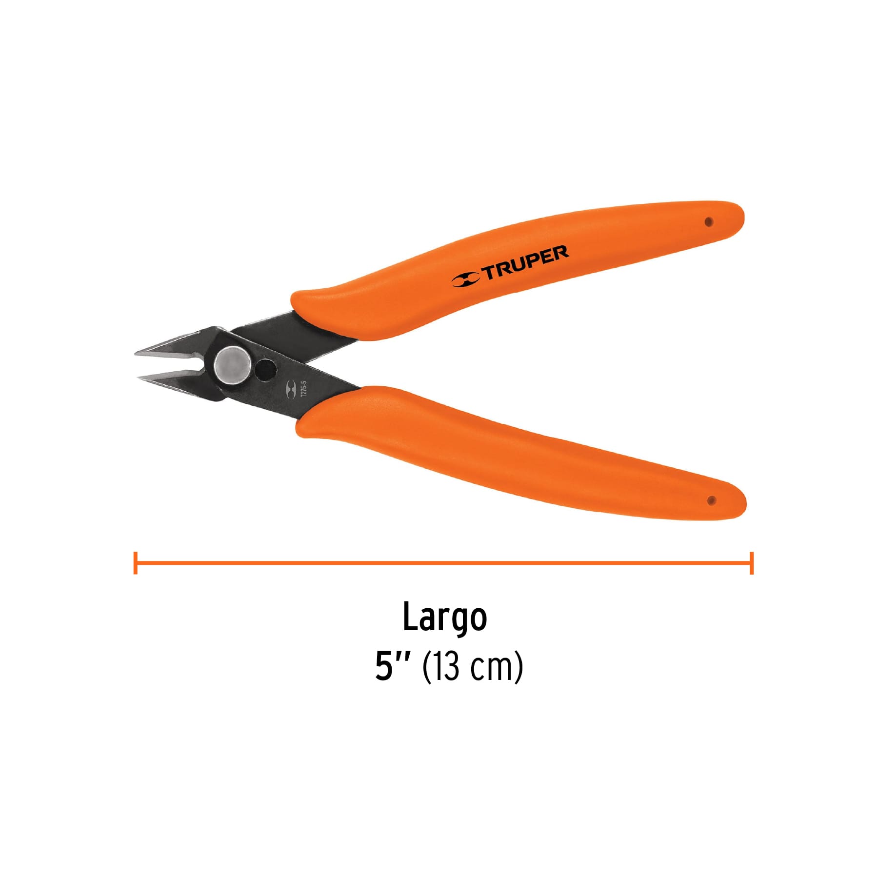 Pinza 5" de corte para electrónica, TRUPER