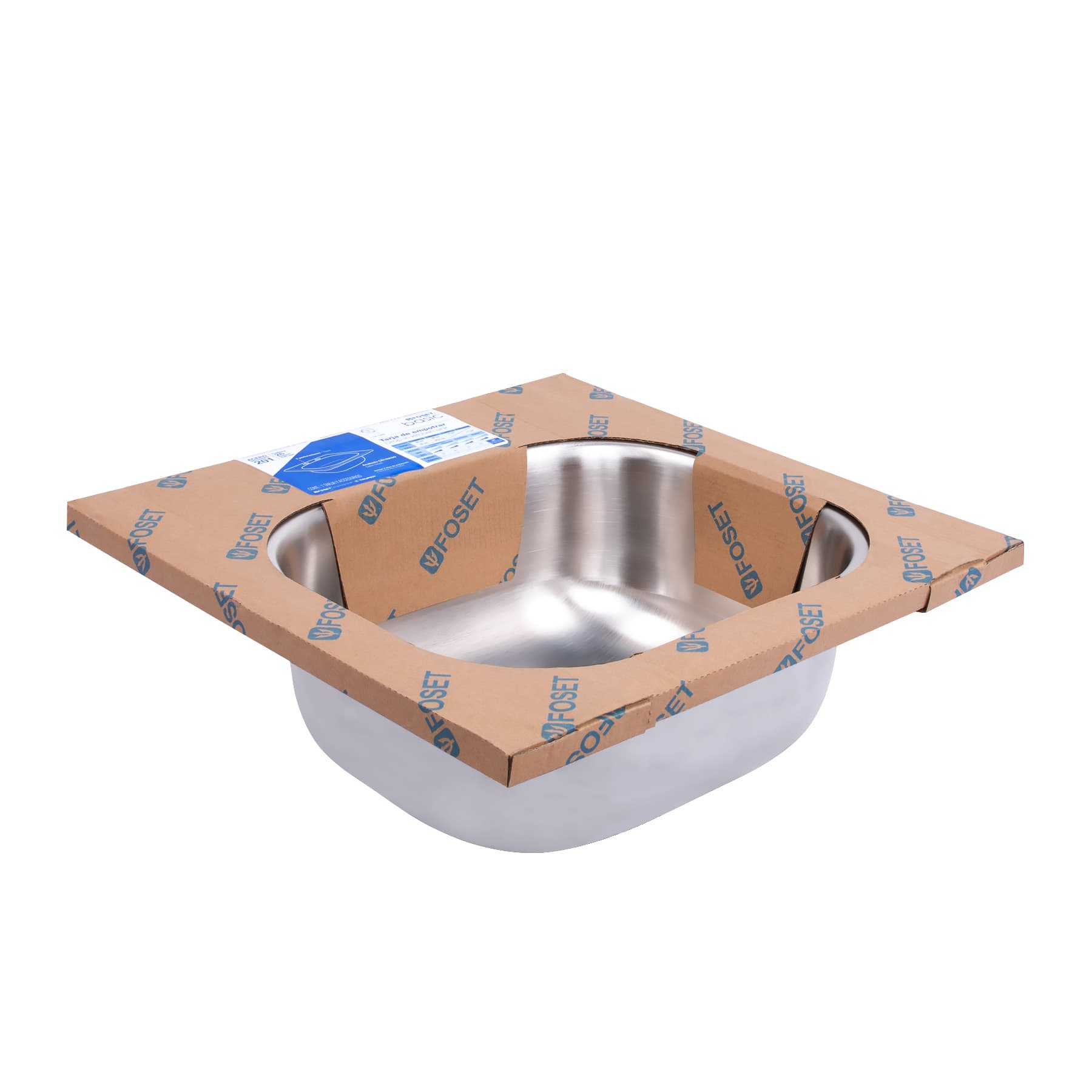 Tarja de empotrar sencilla 38x38cm, FOSET BASIC