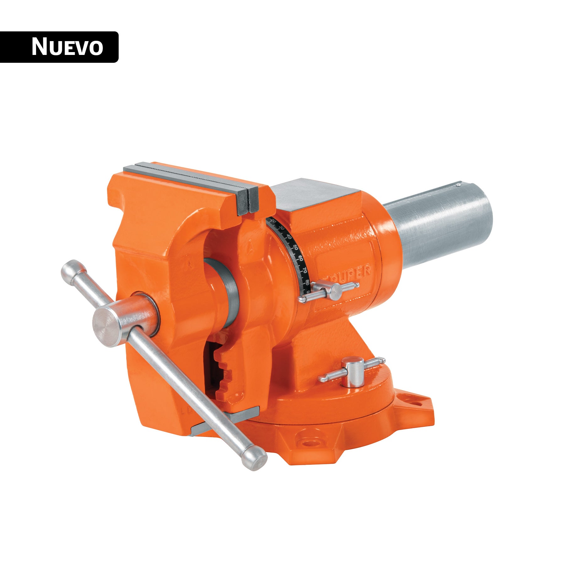Tornillo de banco 5" multipropósito de hierro dúctil, TRUPER