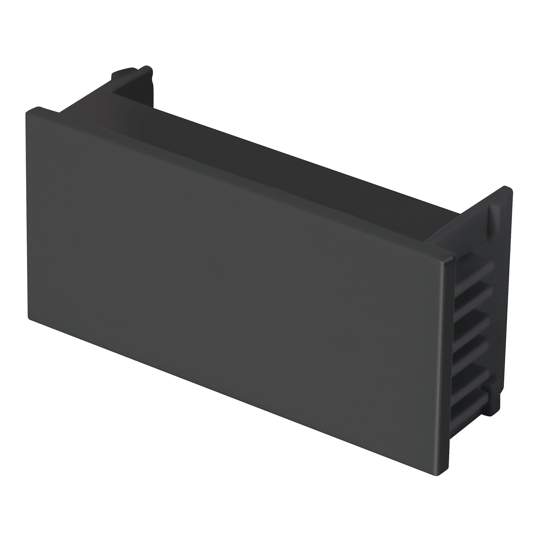 Tapón ciego, 1 módulo, línea Española, color negro, VOLTECK