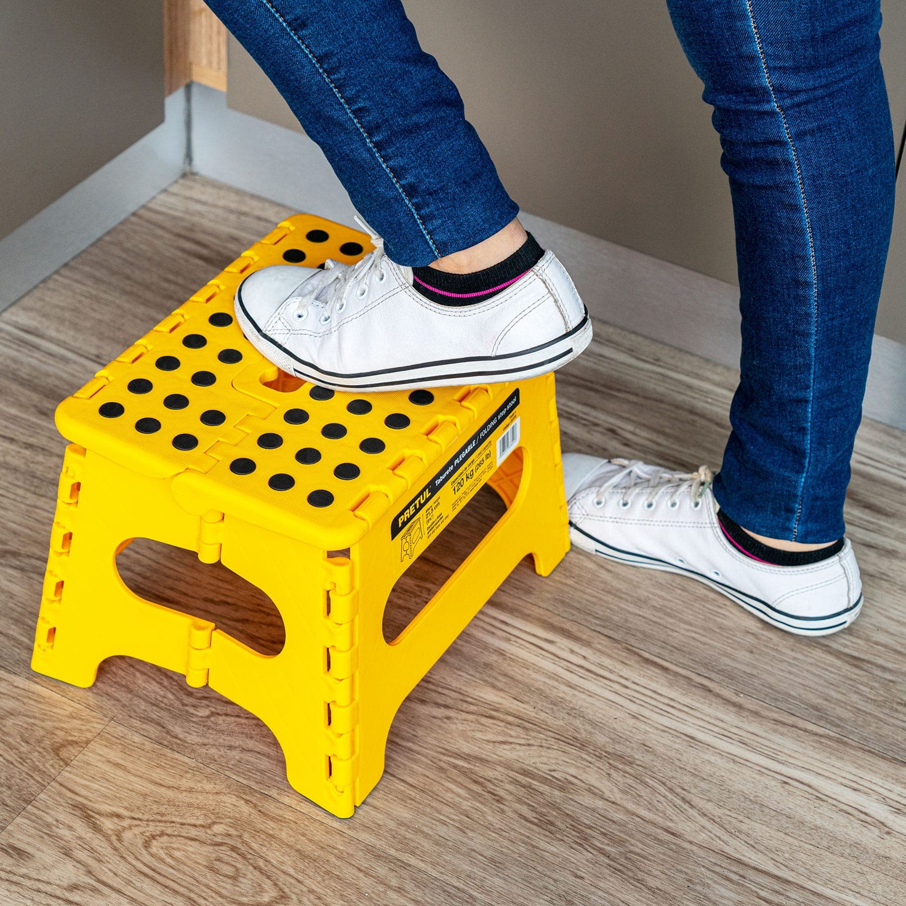 Taburete plegable, 32 cm