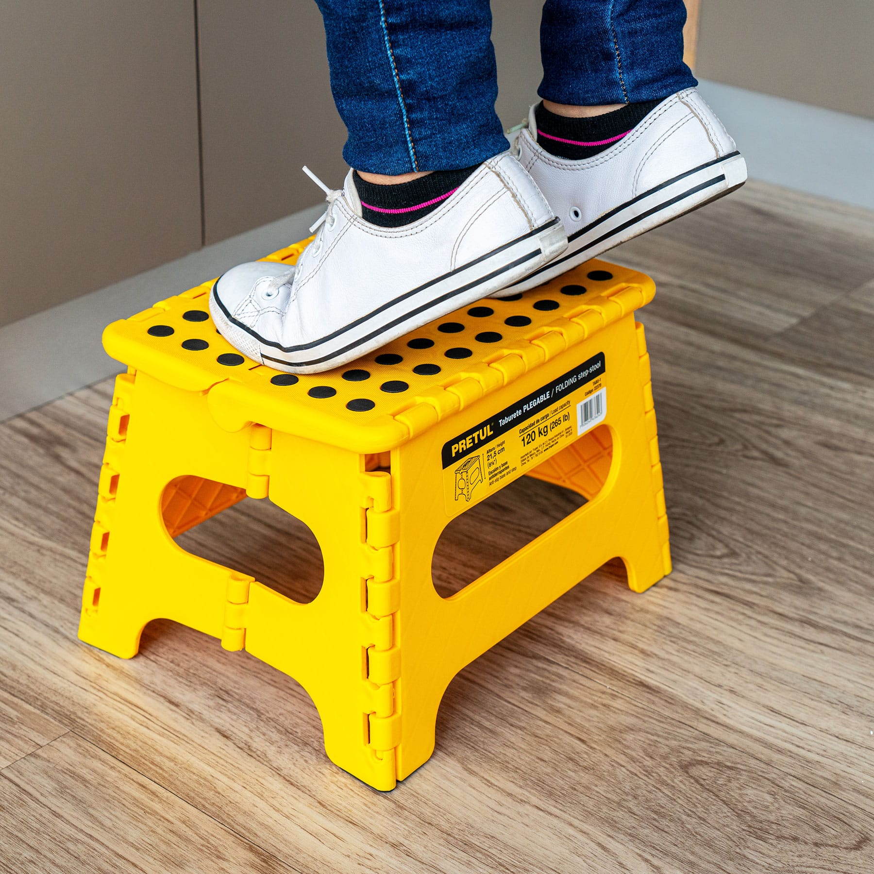 Taburete plegable, 32 cm