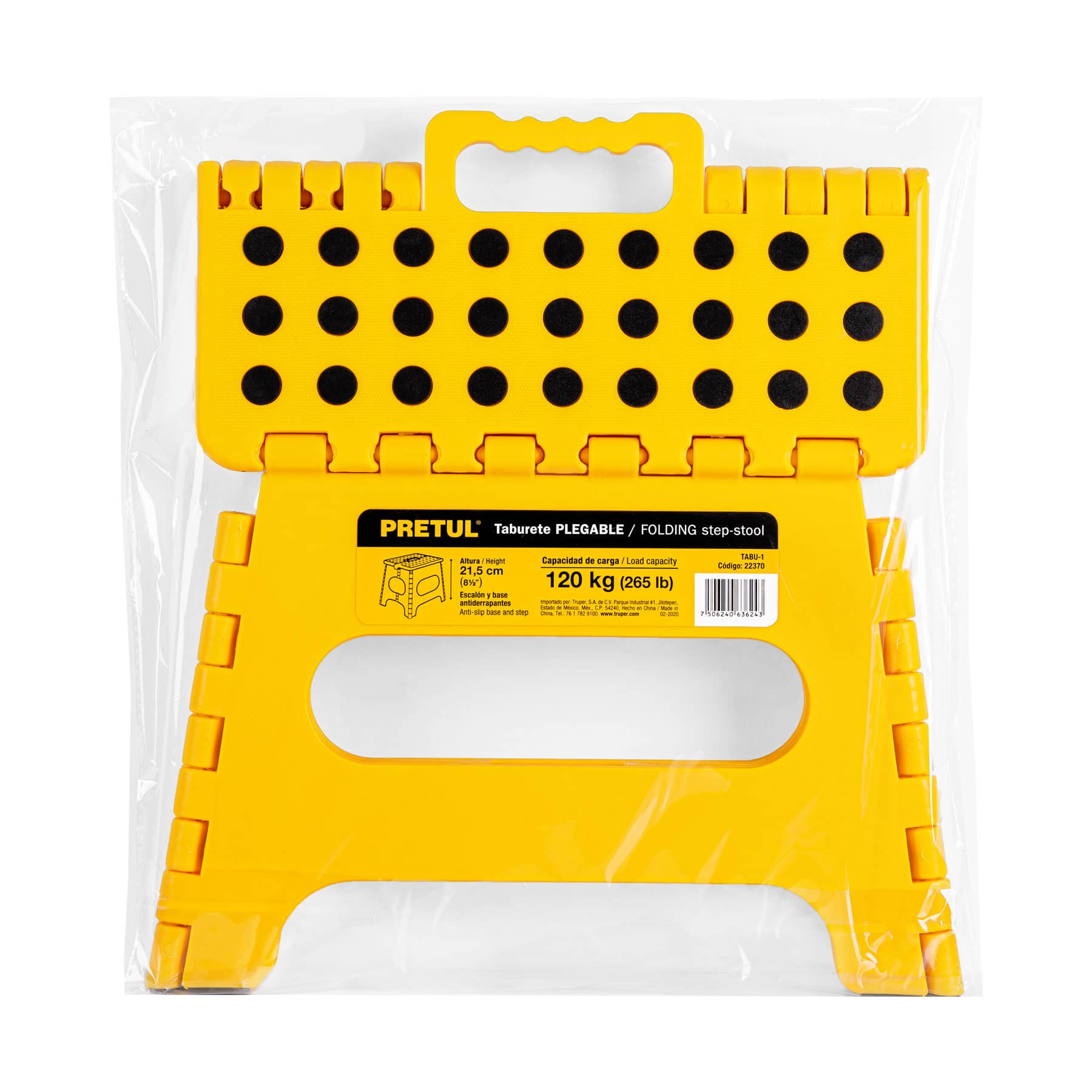 Taburete plegable, 32 cm