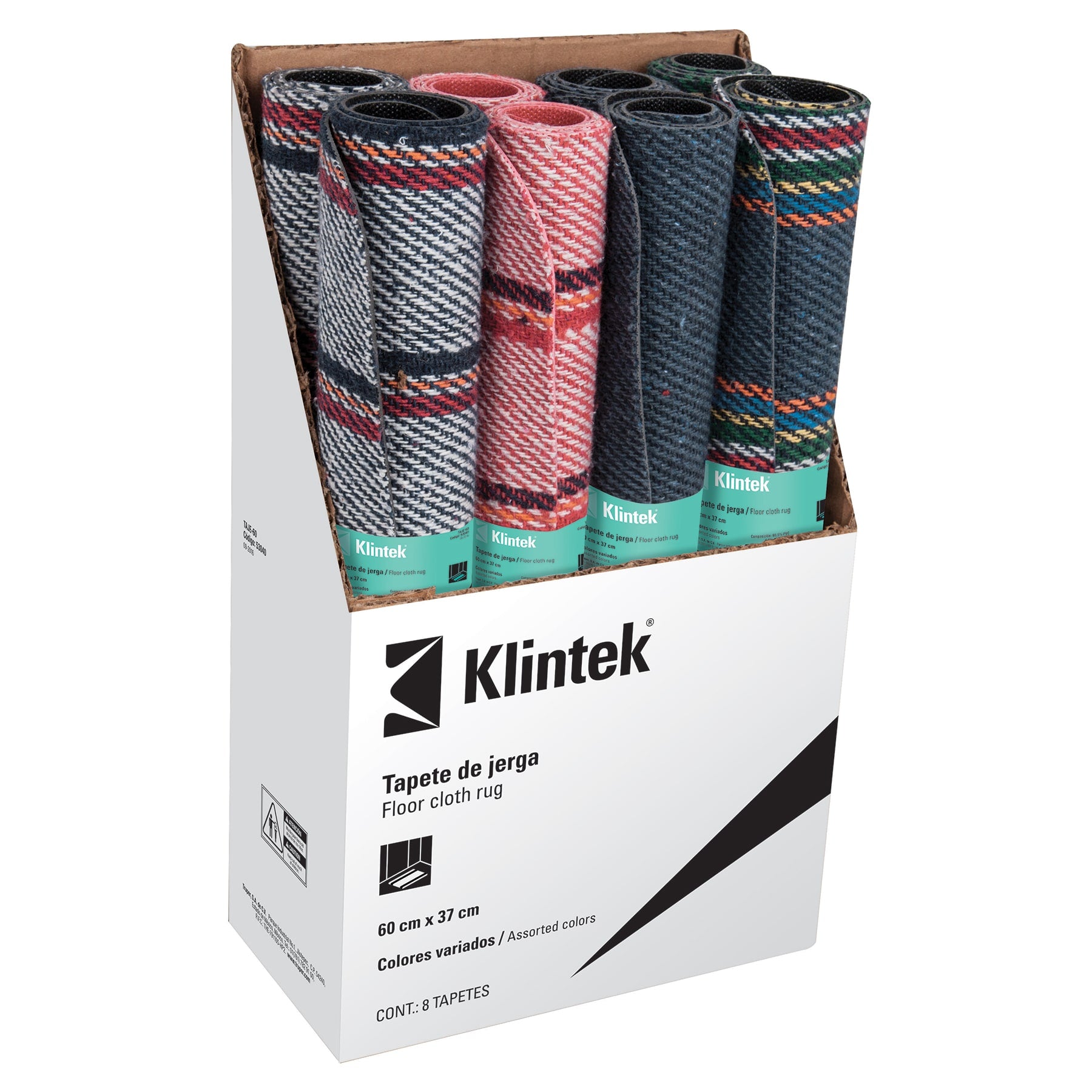 Tapete de jerga de 60 cm, KLINTEK