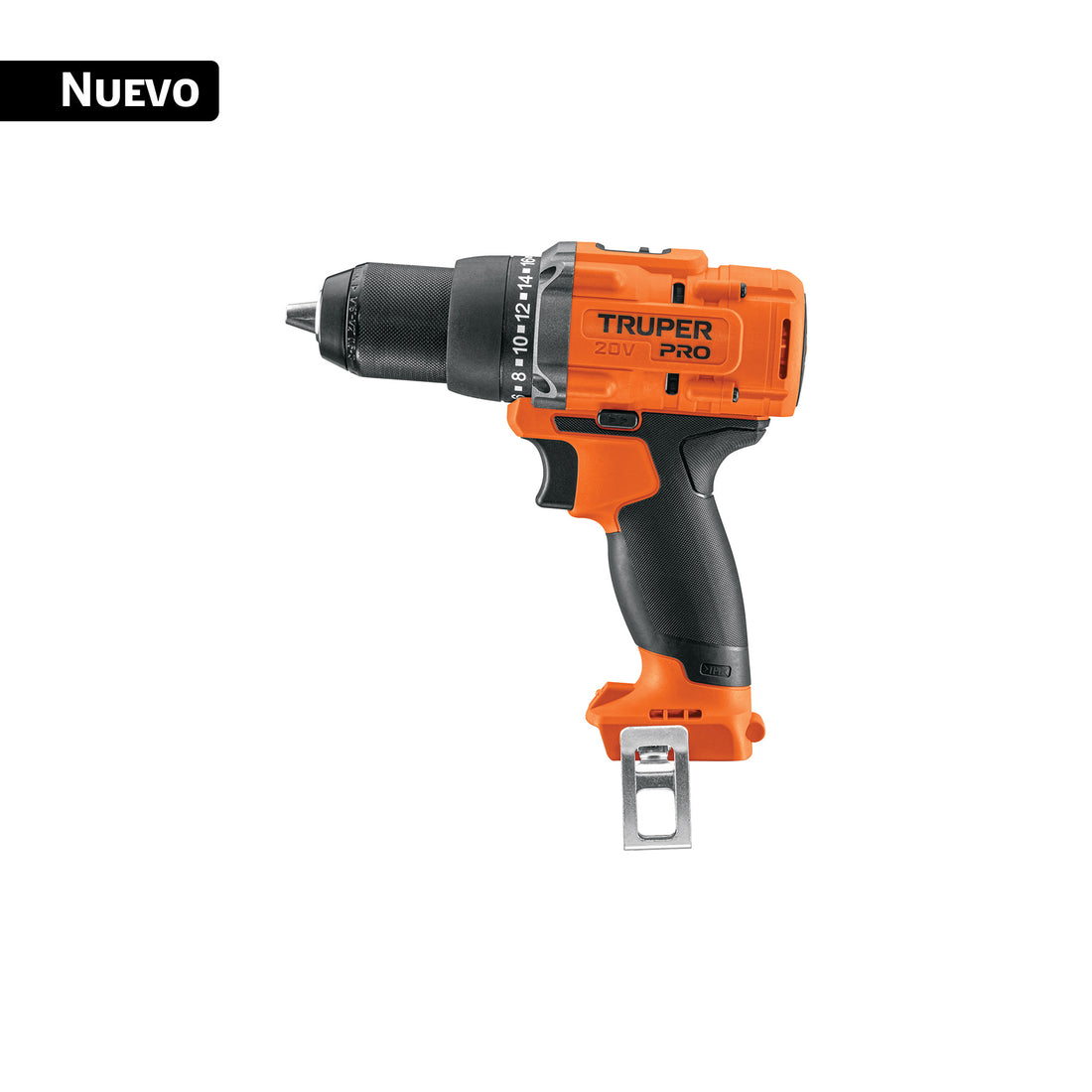 Taladro/destornillador 1/2", 20V, sin accesorios, TRUPER PRO