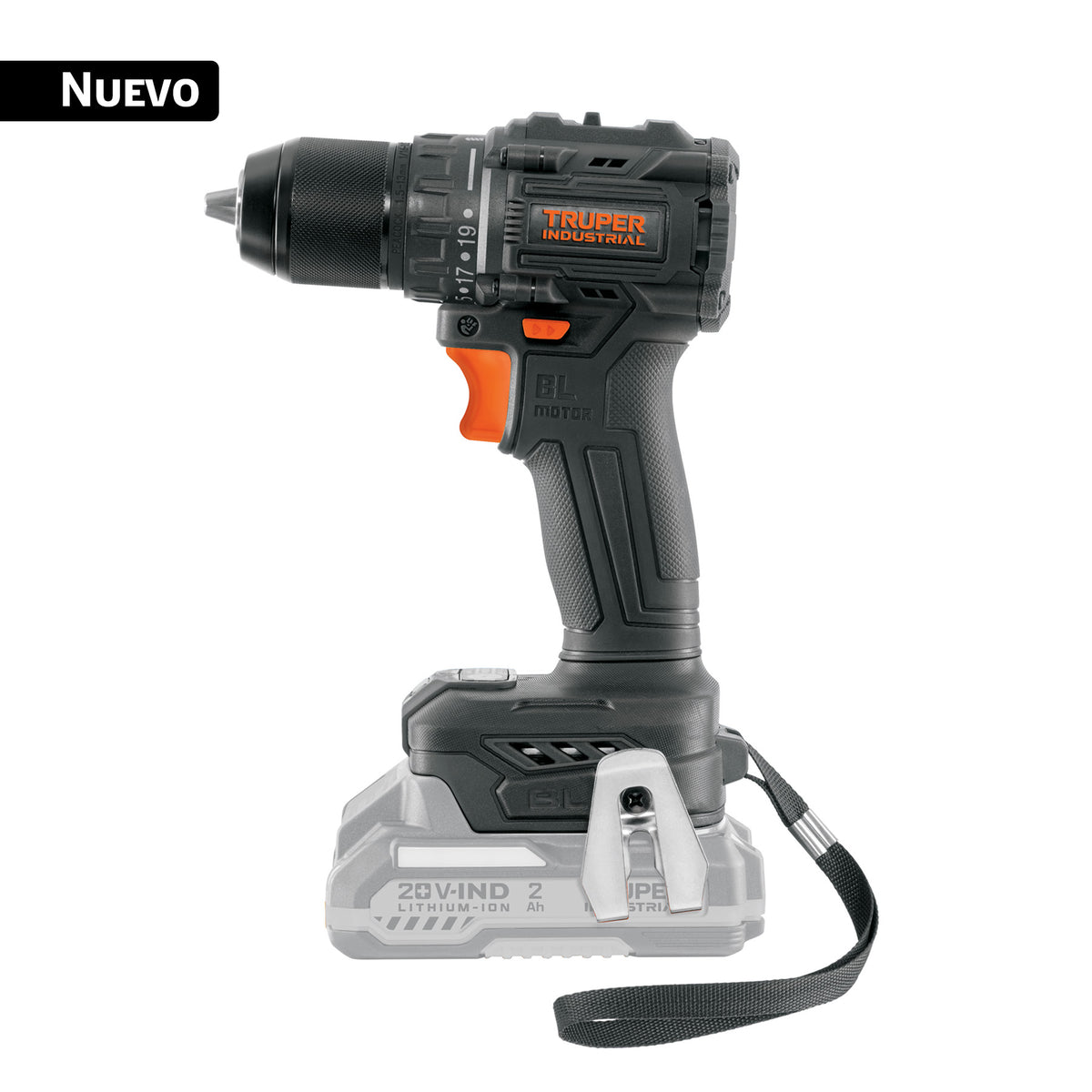 Taladro/destornillador 1/2", 20V, 70Nm, sin accesorios