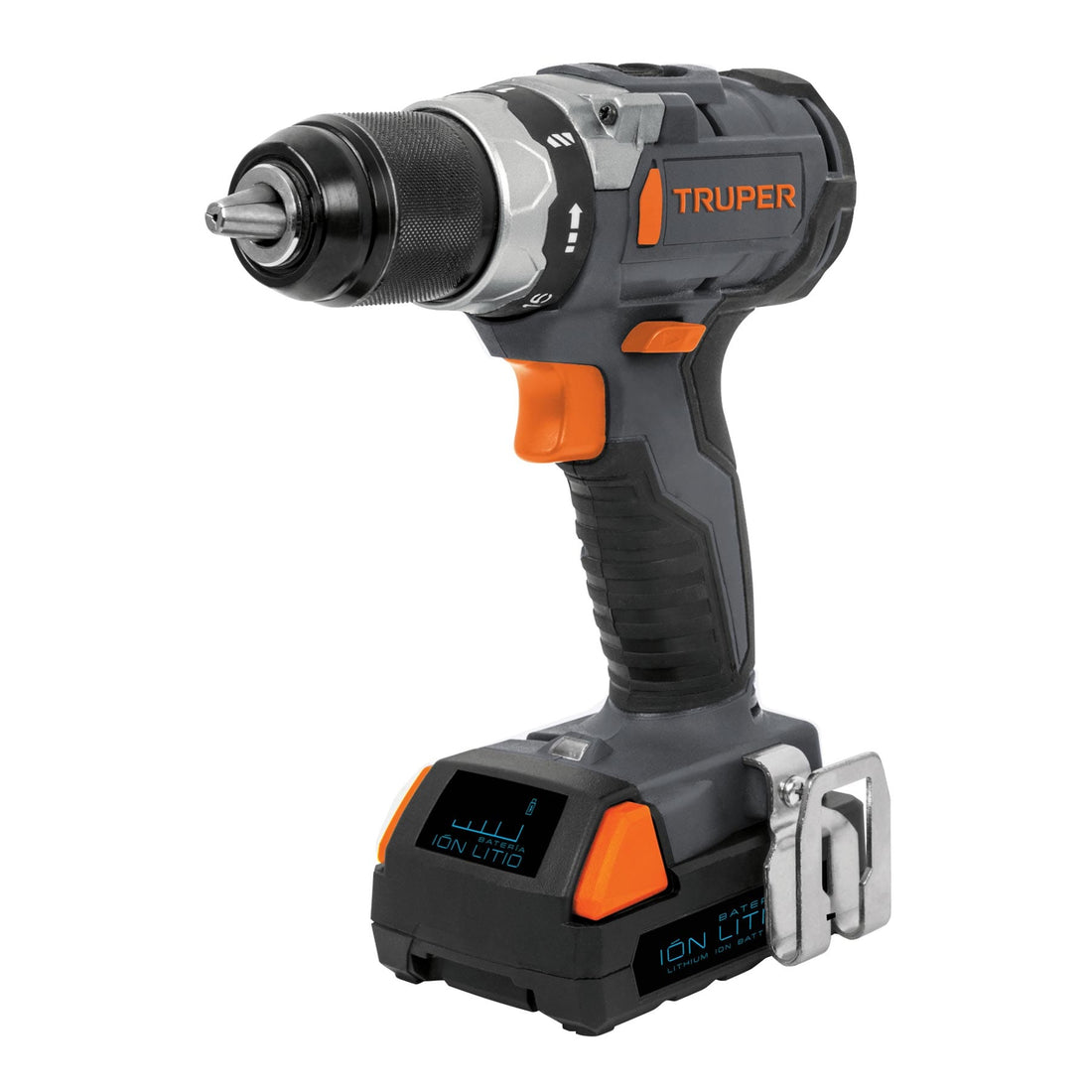 Taladro Industrial, 1/2", 20V, batería ion litio, TRUPER