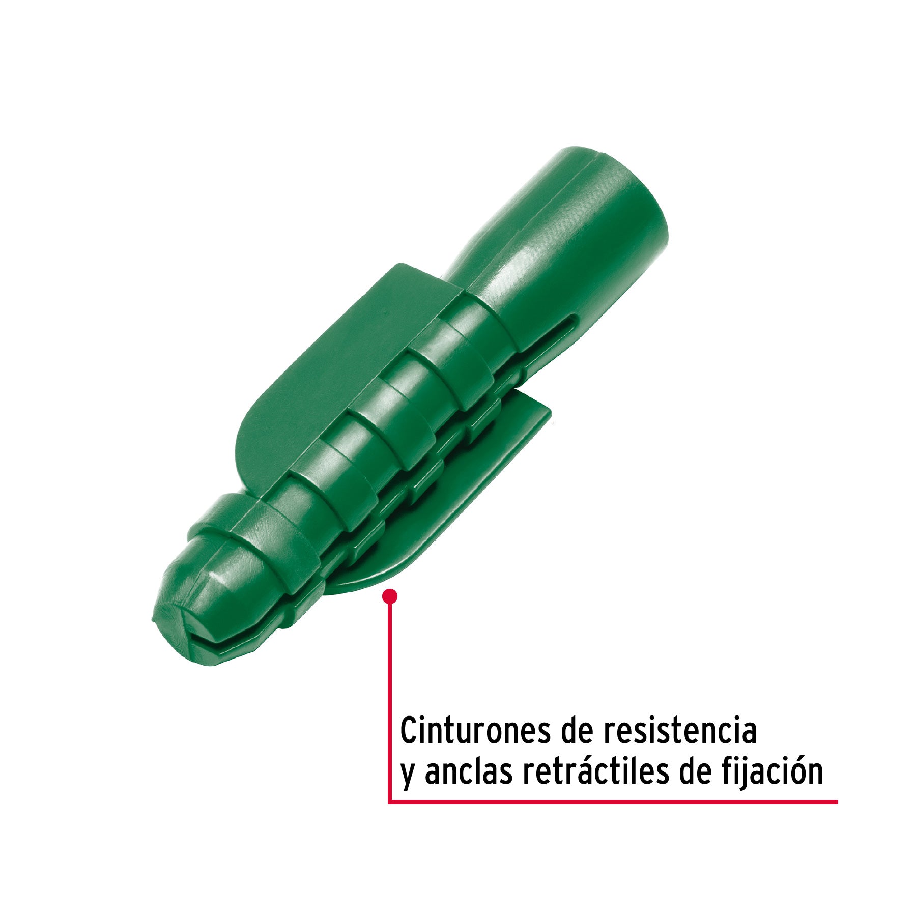Bolsa con 50 taquetes de plástico 1/2", FIERO