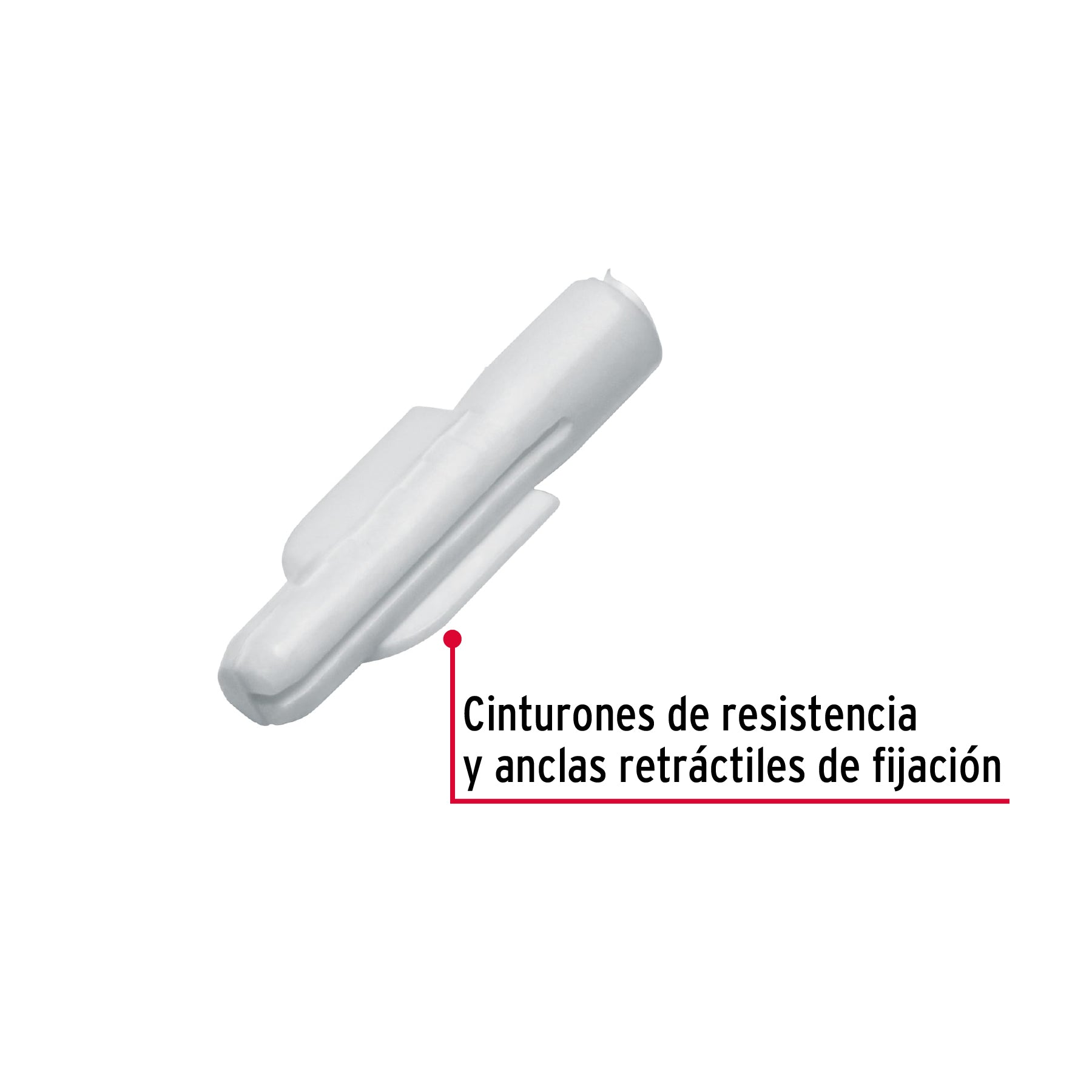 Bolsa con 20 taquetes de plástico 3/16", FIERO