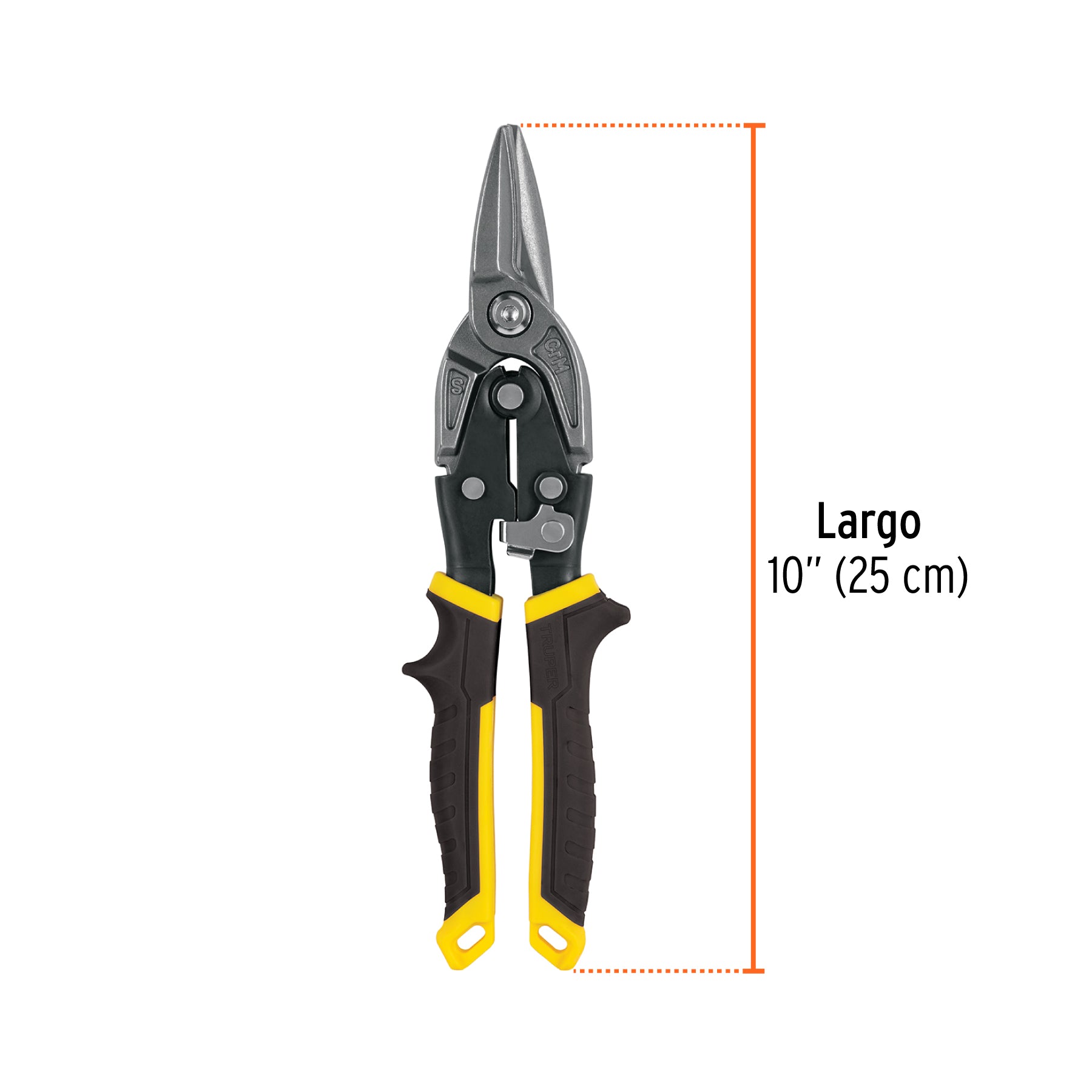 Tijera de aviación 10" corte recto, TRUPER EXPERT