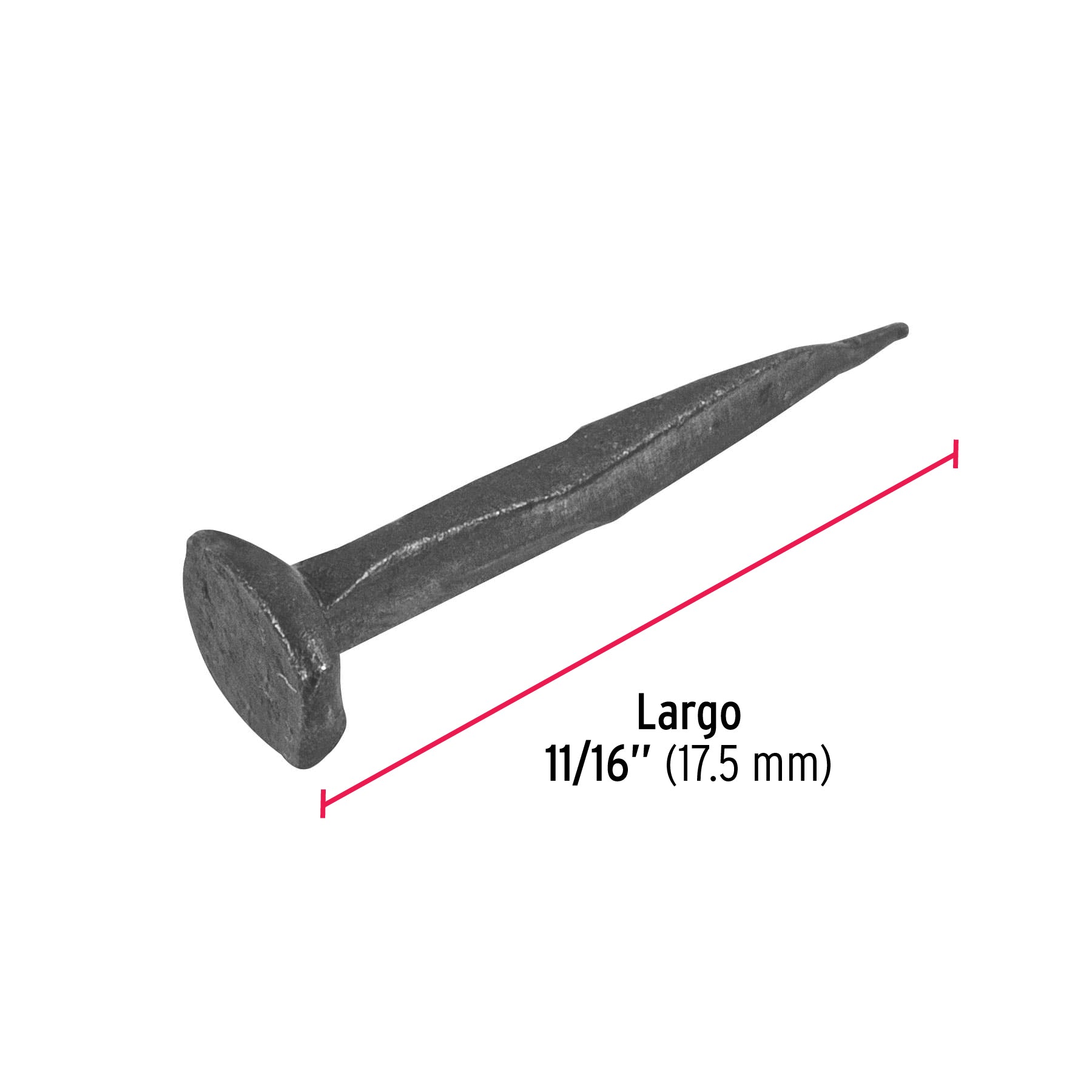 Bolsa con 1 kg de tachuelas pavonadas No. 11, FIERO