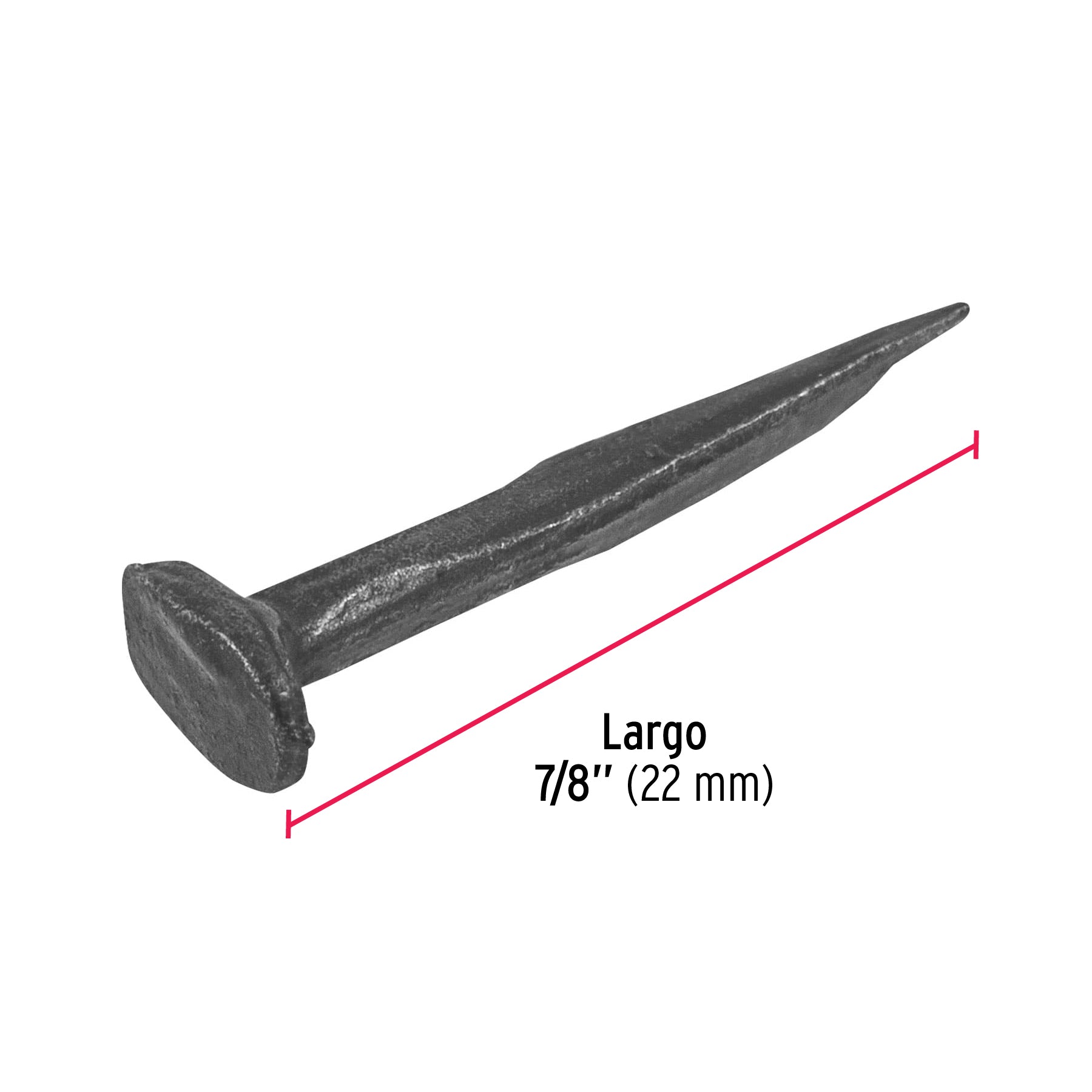 Bolsa con 1 kg de tachuelas pavonadas No. 14, FIERO