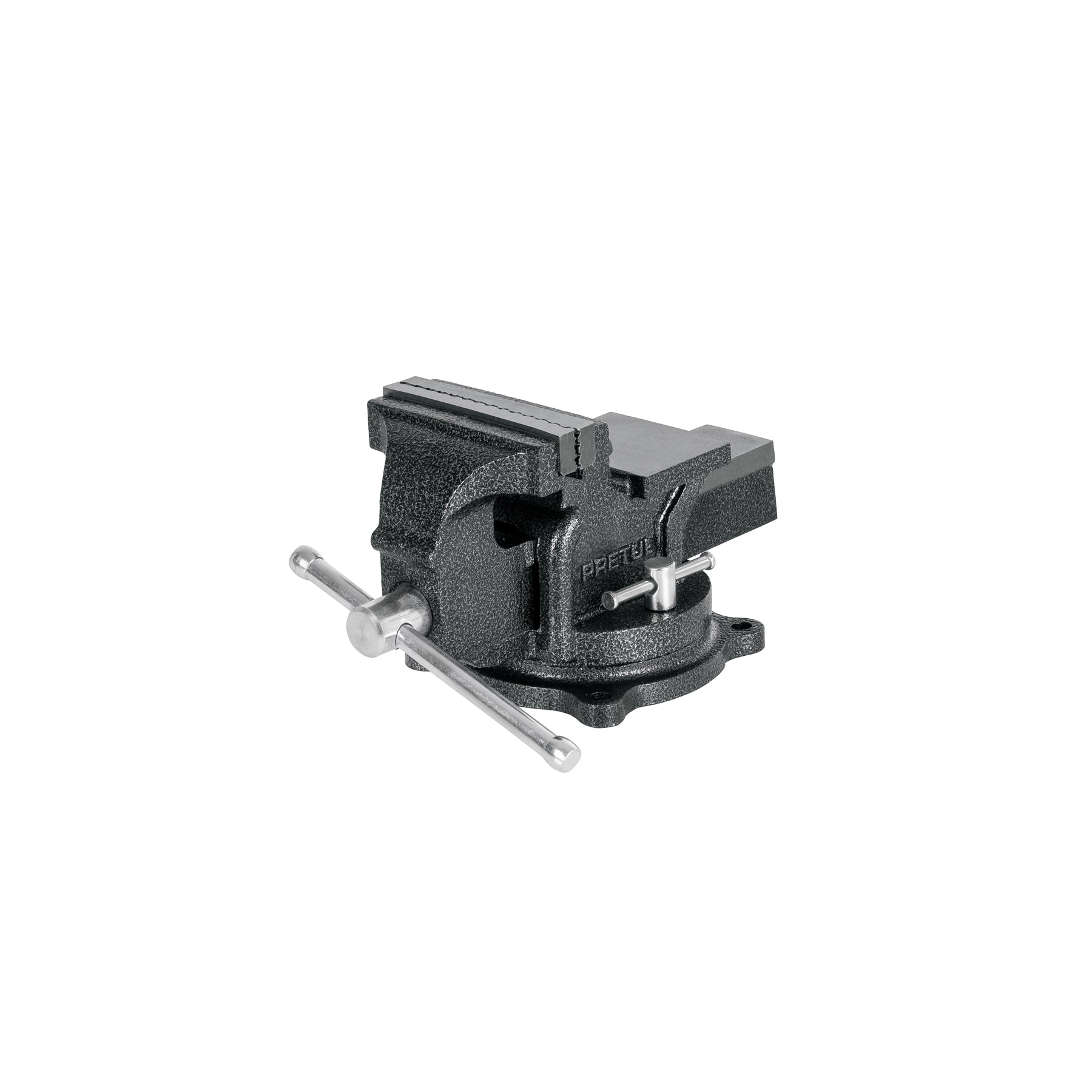 Tornillo de banco 4" de hierro gris, PRETUL