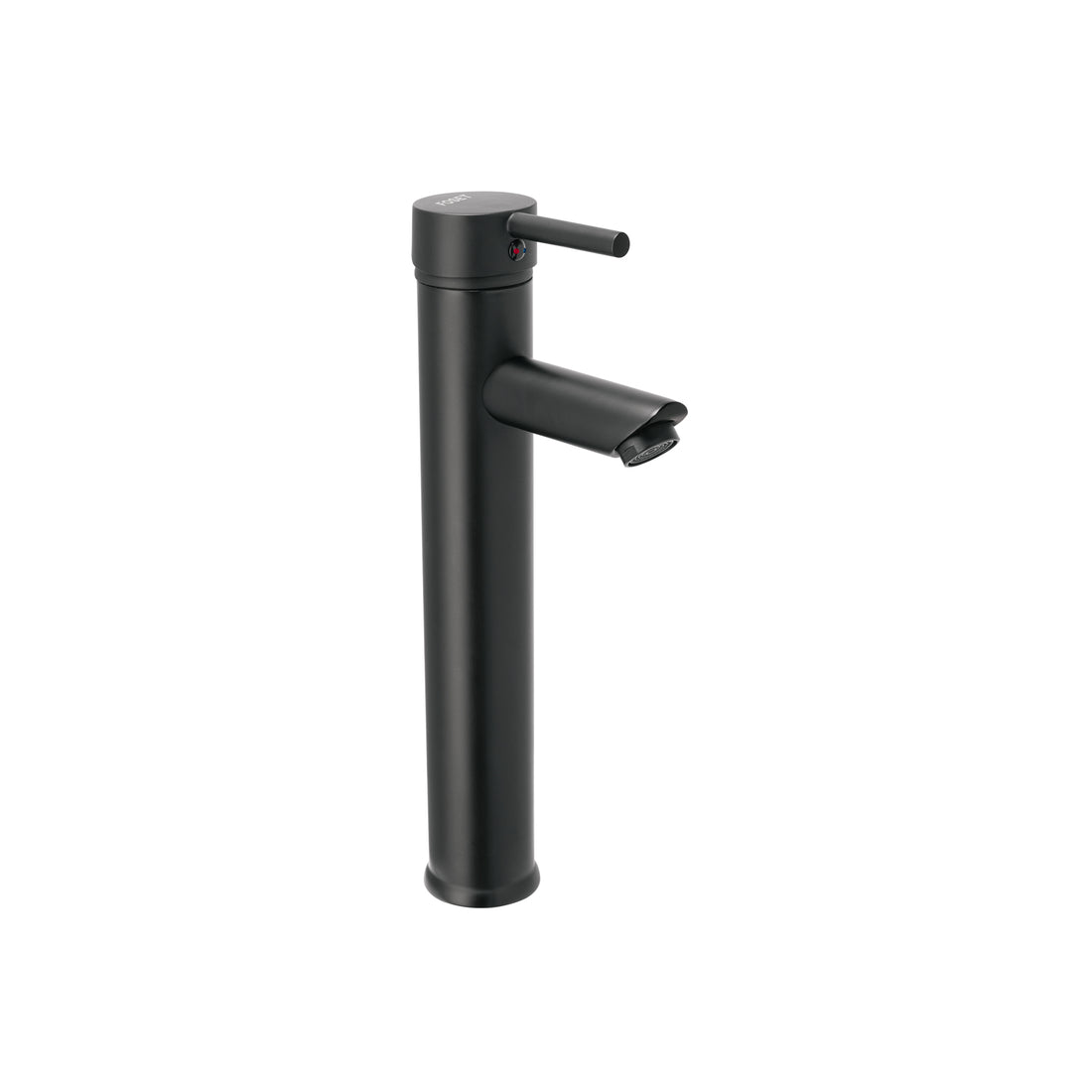 Monomando alto negro para lavabo, FOSET TÚBIG