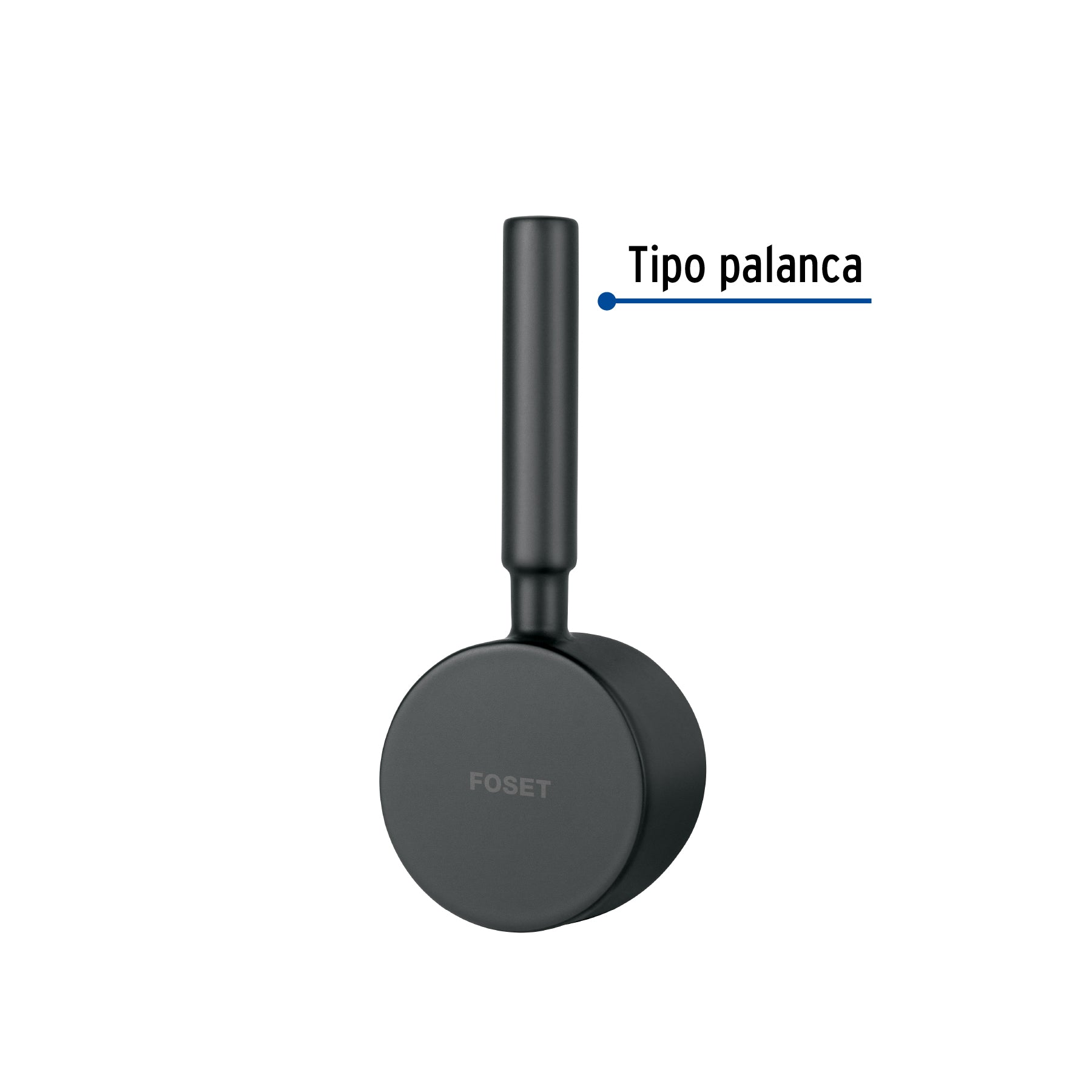 Maneral repuesto para monomando, negro, FOSET