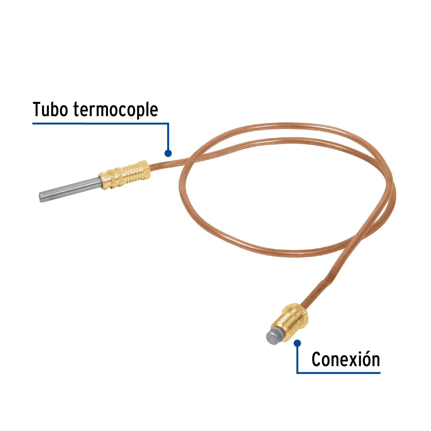 Termocople 60 cm roscable, FOSET