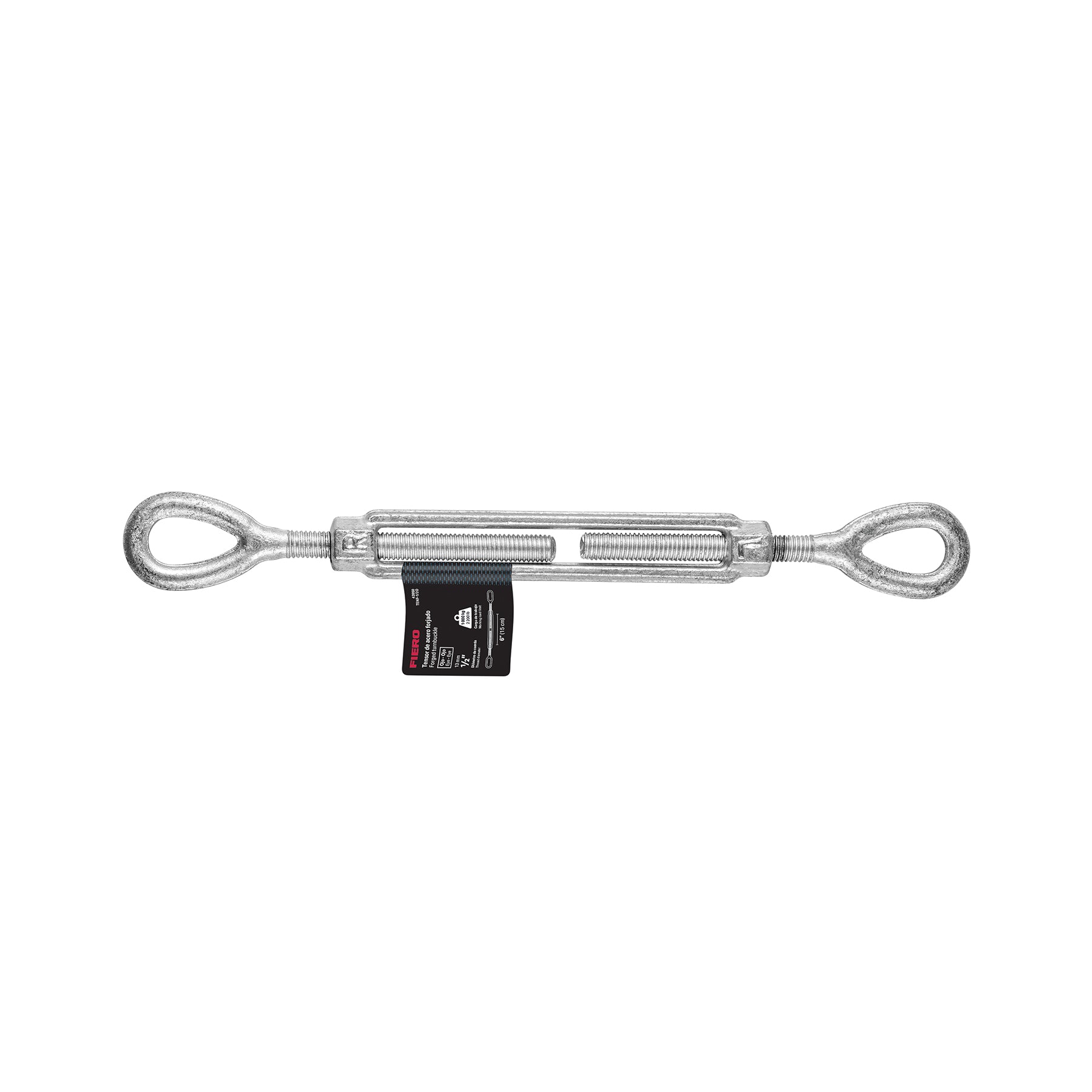 Tensor forjado 1/2" ojo - ojo, galvanizado, FIERO