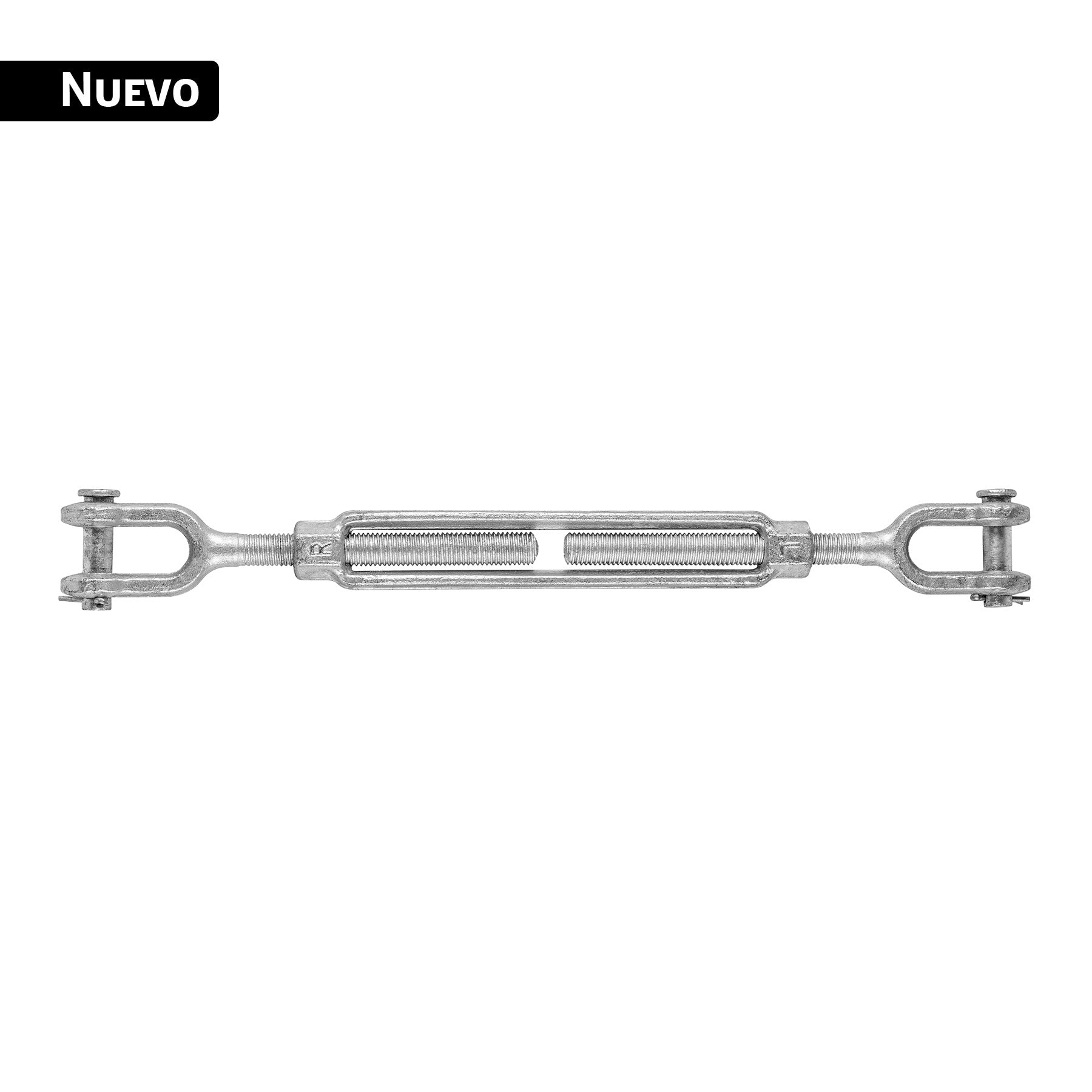 Tensor forjado 3/4" quijada - quijada, galvanizado, FIERO