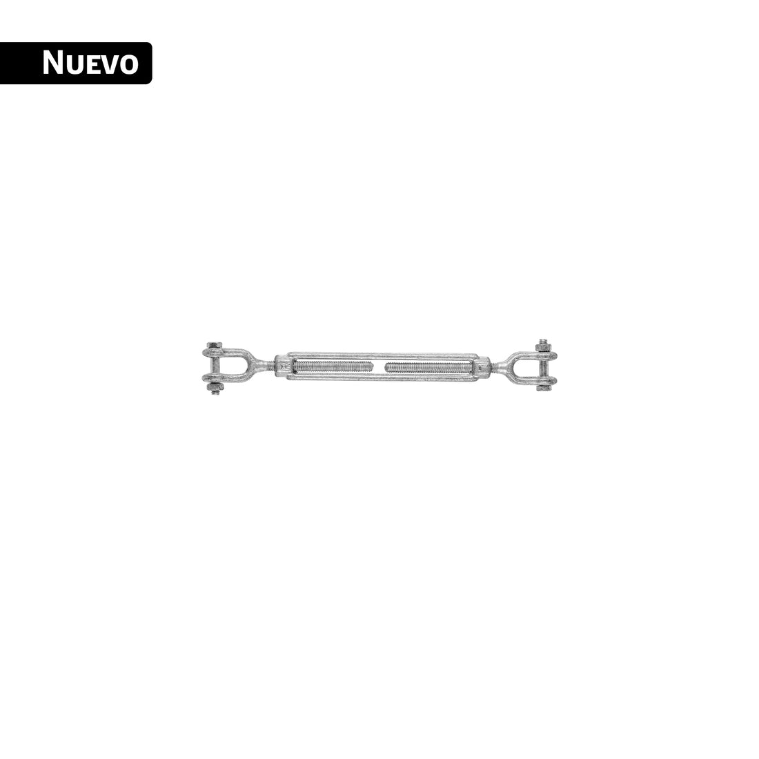 Tensor forjado 3/8" quijada - quijada, galvanizado, FIERO
