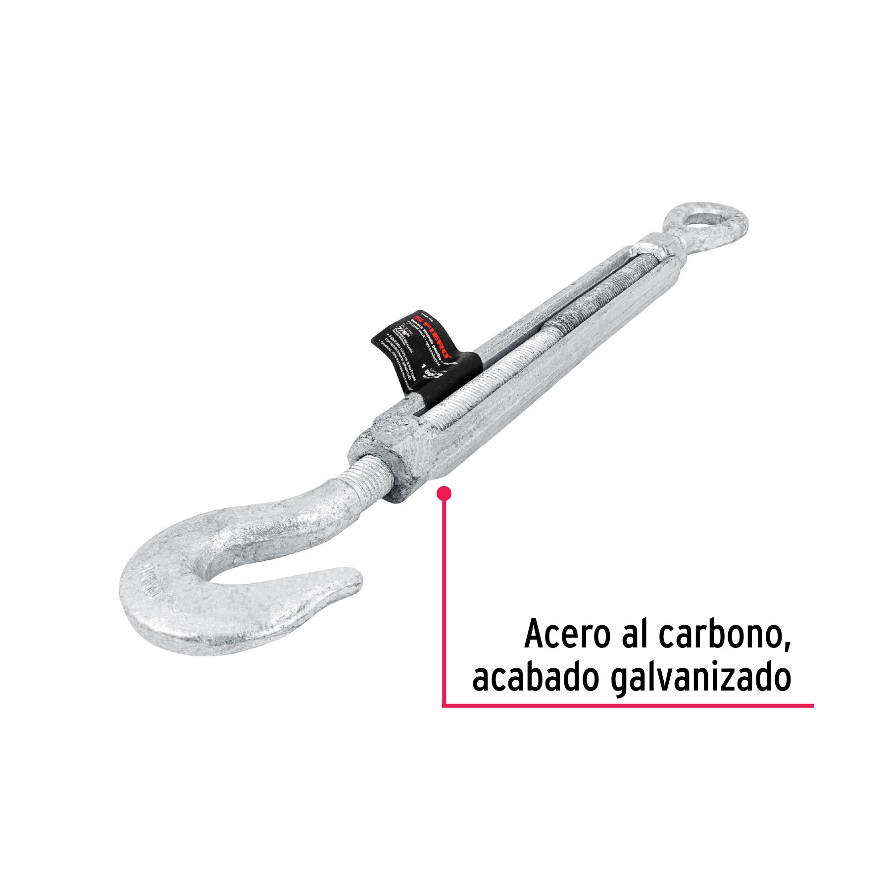 Tensor forjado 7/8" ojo-gancho, FIERO