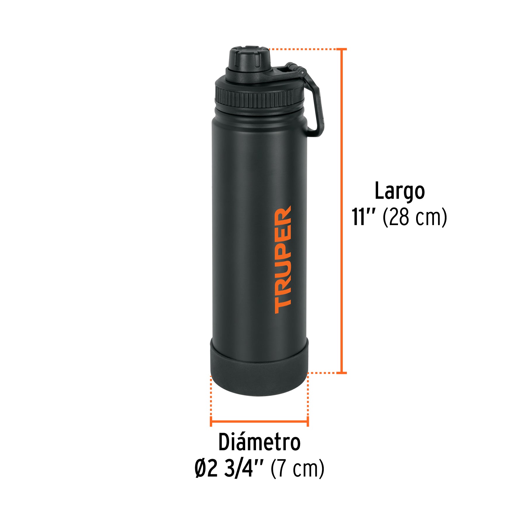 Termo de acero inoxidable, 700 ml, TRUPER