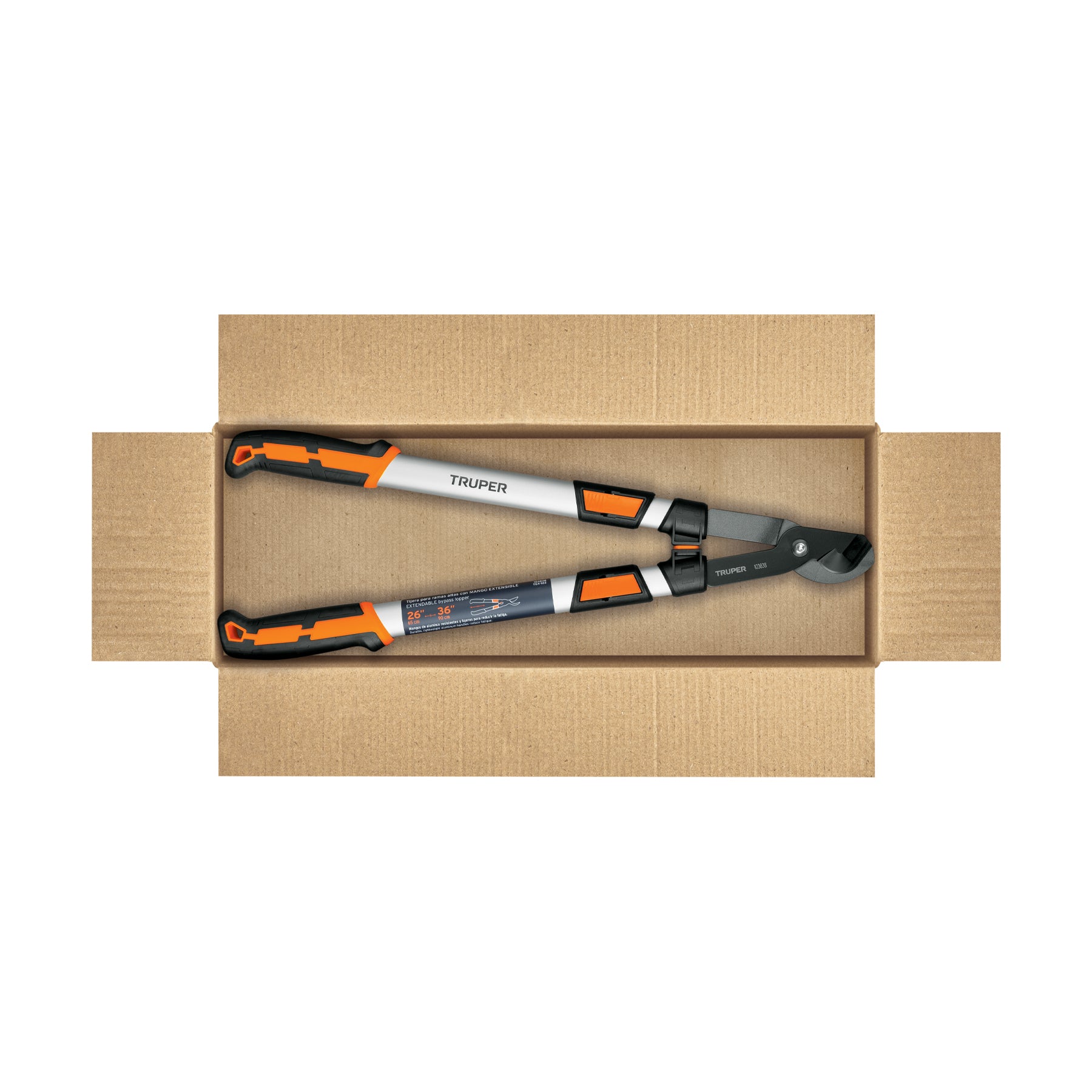 Tijera para ramas altas, mangos extensibles, TRUPER