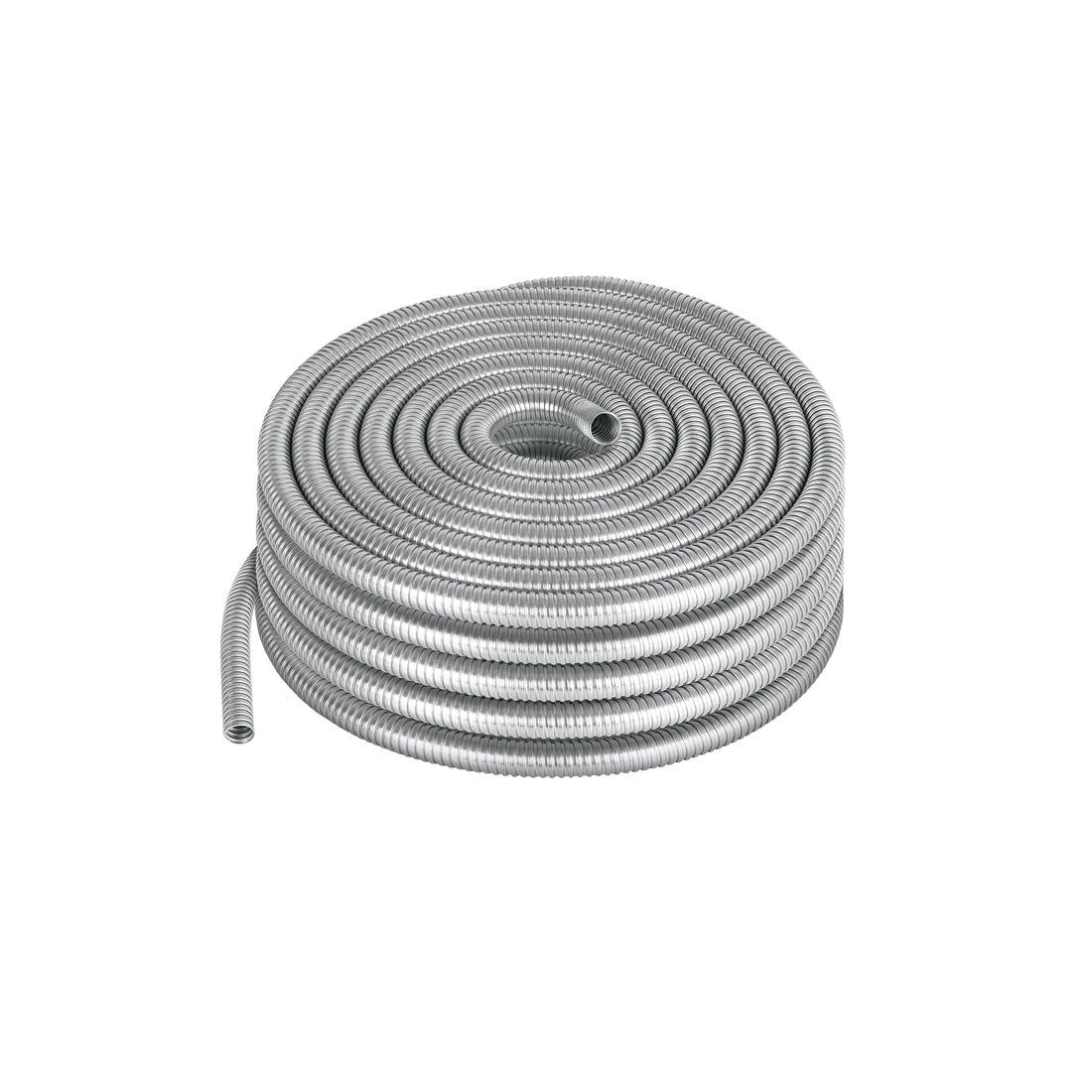 Rollo de 50 m de tubo flexible metálico de 3/4", VOLTECK