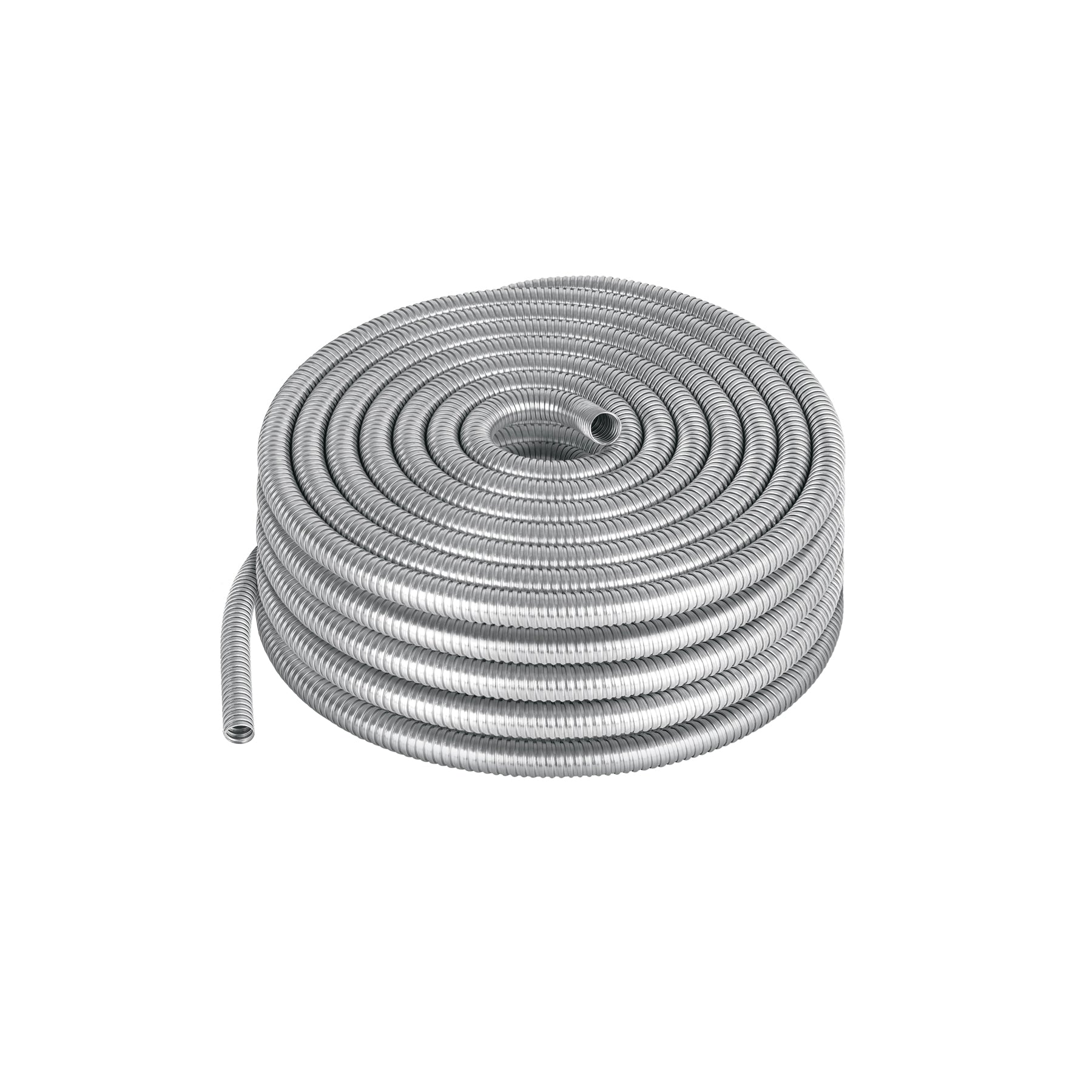 Rollo de 50 m de tubo flexible metálico de 3/4", VOLTECK