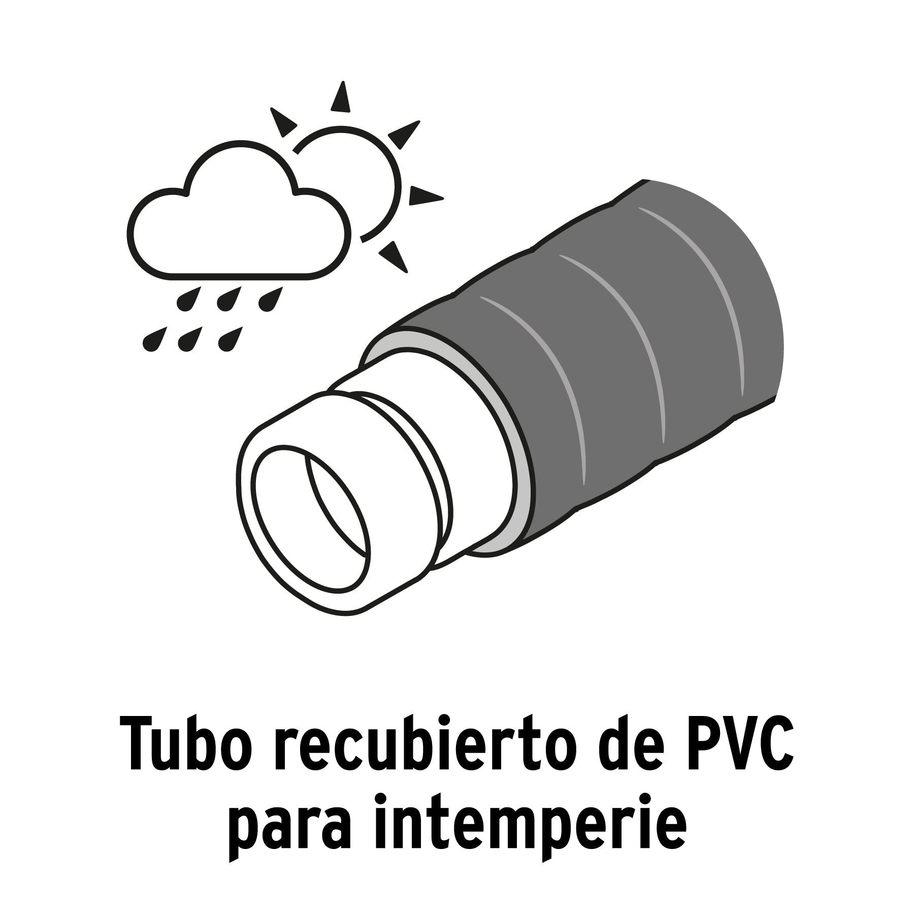 Rollo de 50 m de tubo flexible liquid tight de 1/2", VOLTECK