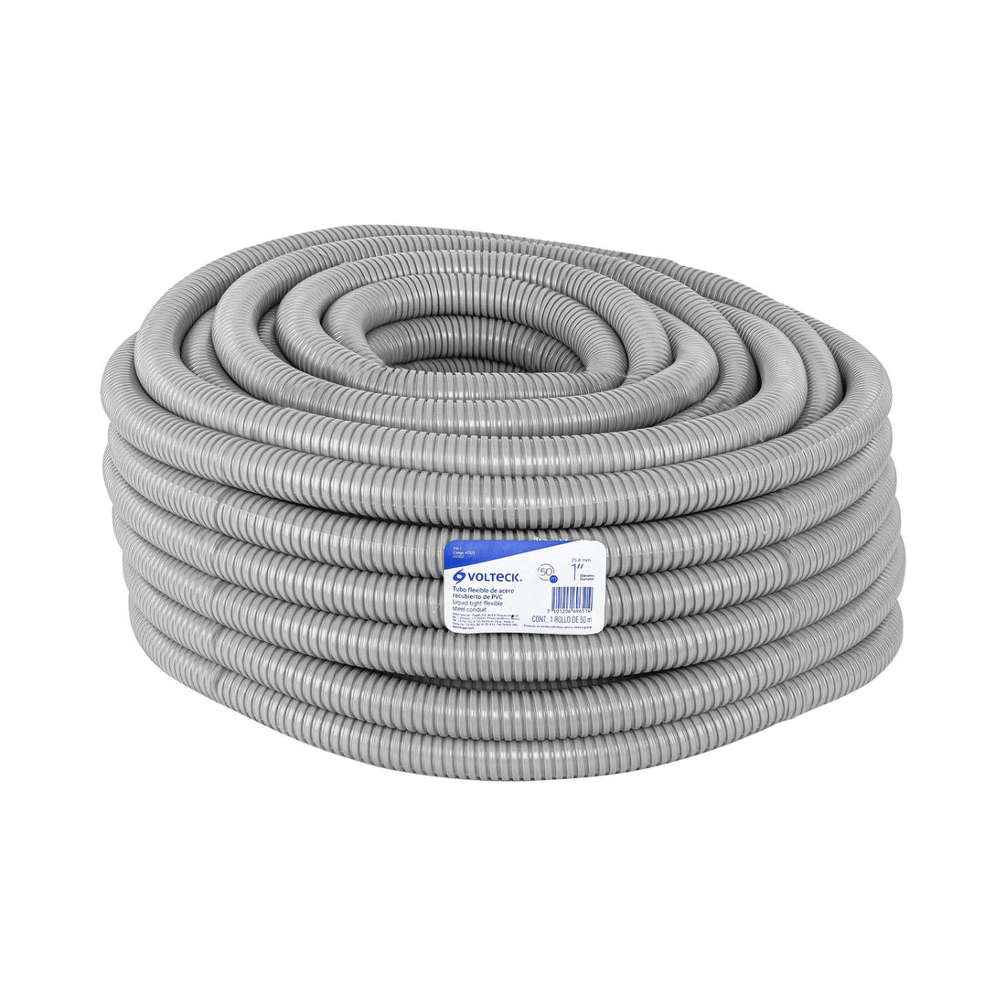 Rollo de 50 m de tubo flexible liquid tight de 1", VOLTECK