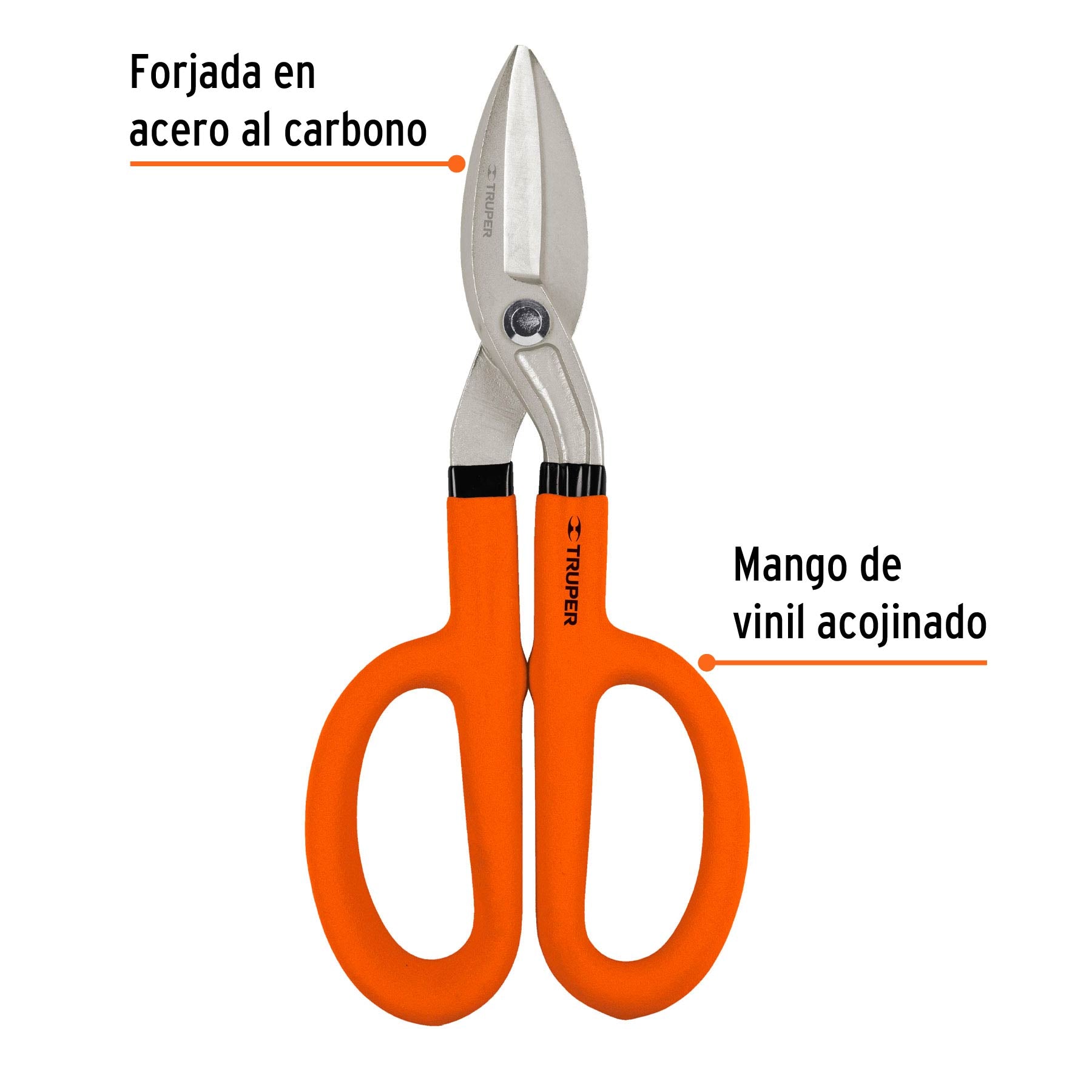 Tijera para hojalatero 10", TRUPER