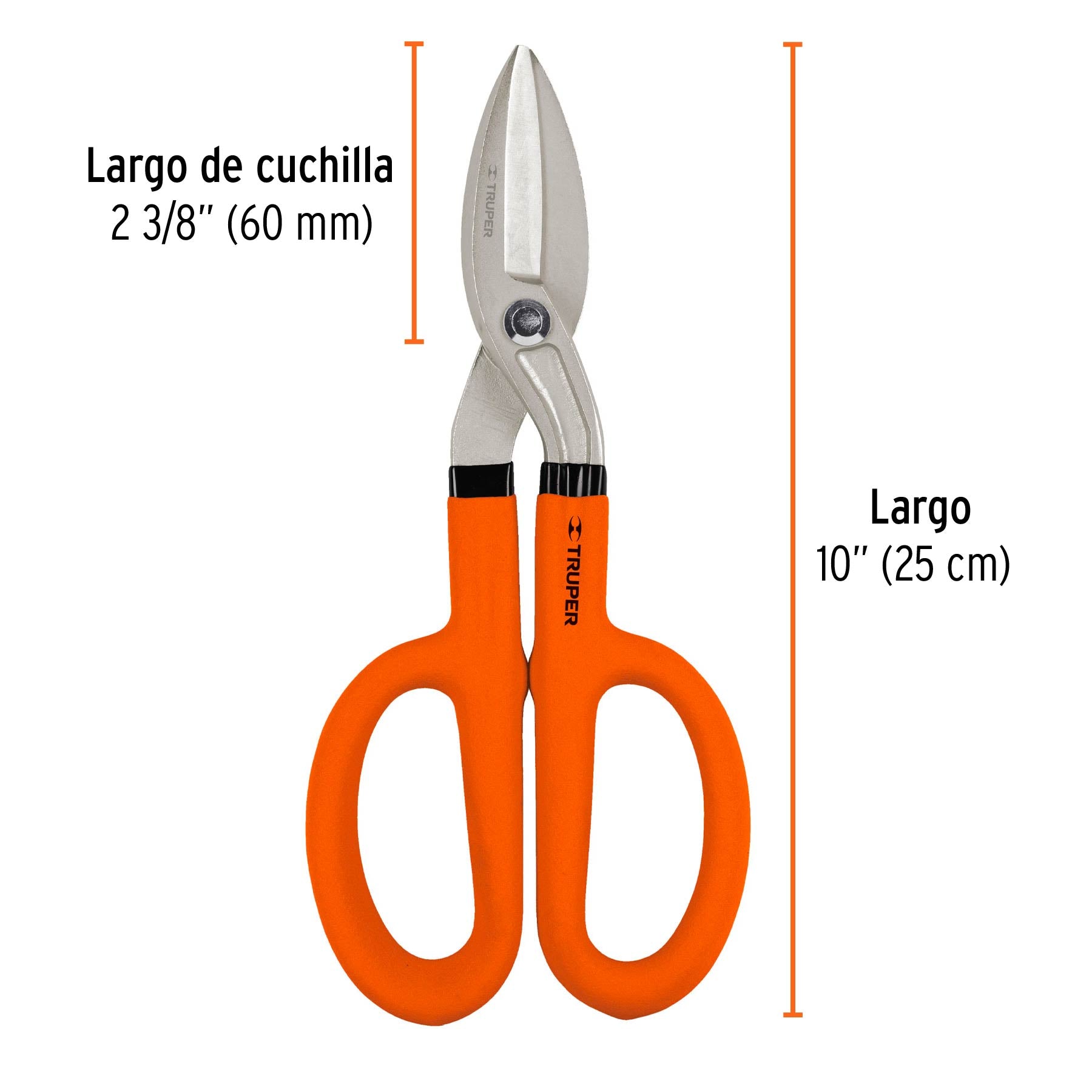 Tijera para hojalatero 10", TRUPER