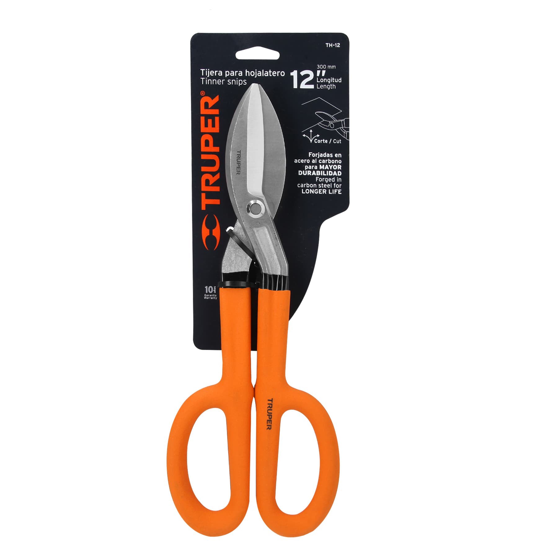 Tijera para hojalatero 12", TRUPER