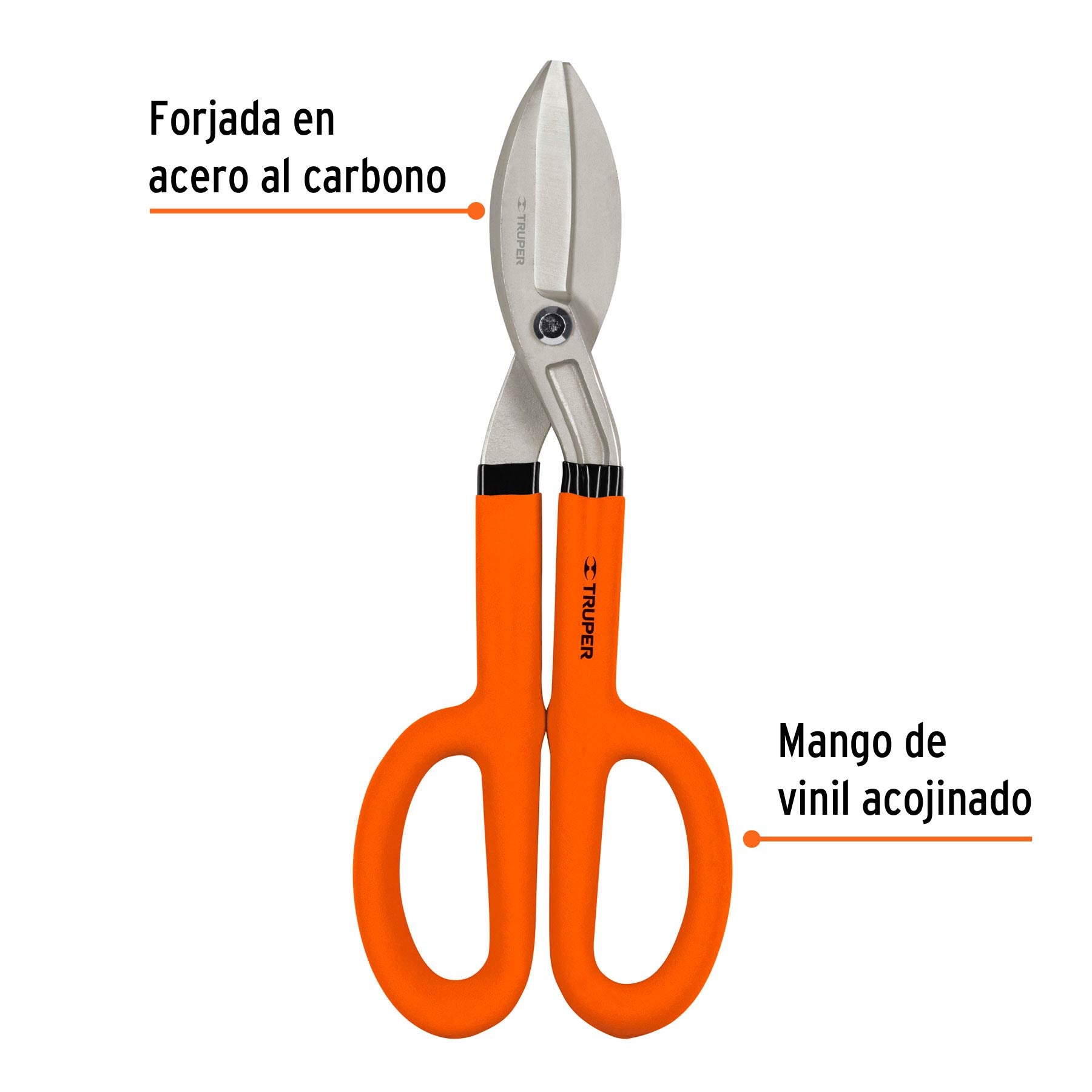 Tijera para hojalatero 12", TRUPER