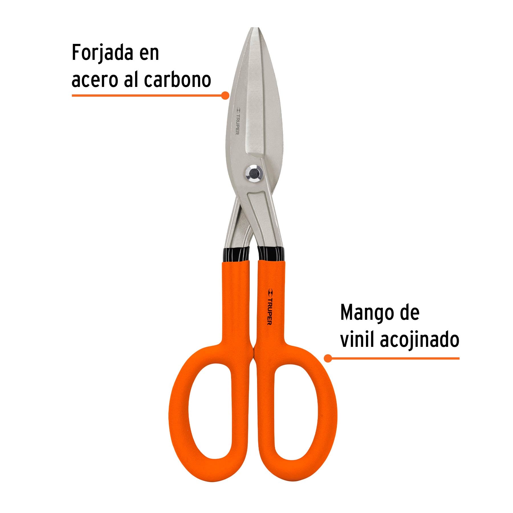 Tijera para hojalatero 14", TRUPER