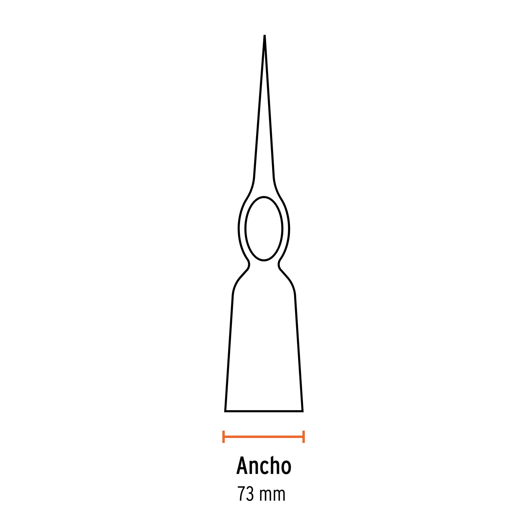 Talacho-hacha 2.5 lb, sin mango, TRUPER