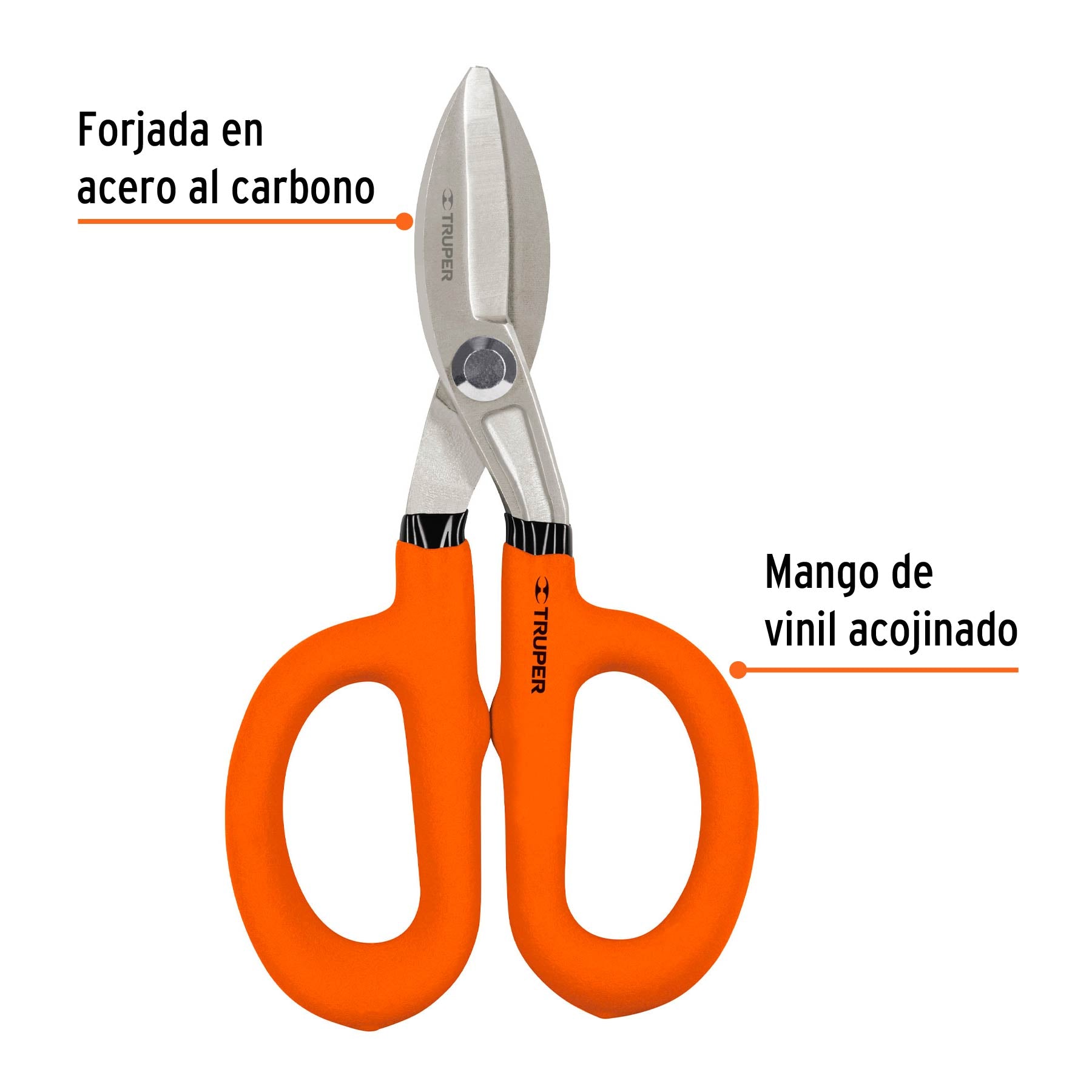 Tijera para hojalatero 7", TRUPER